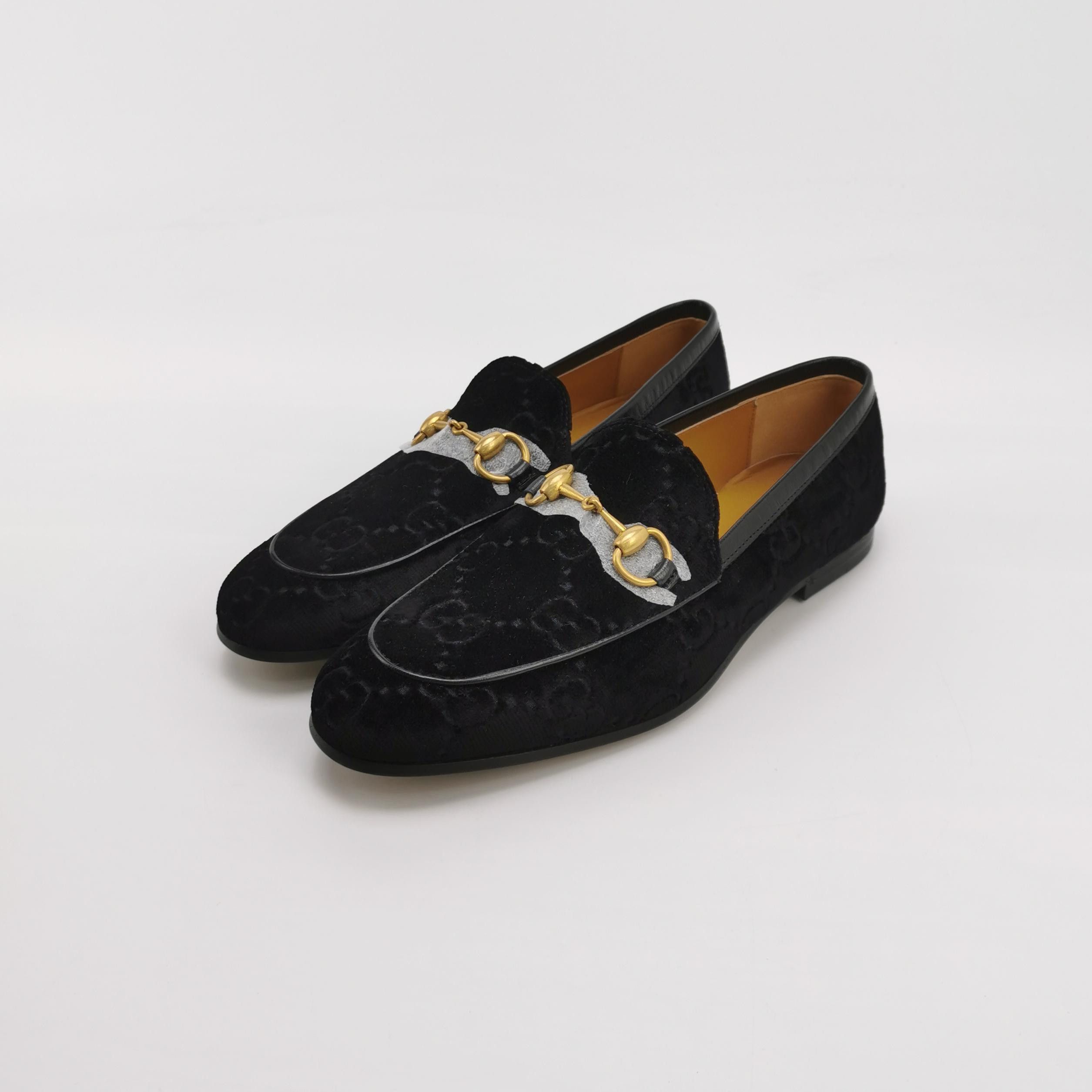 Gucci Gucci GG Velvet Jordaan Horsebit Loafers 7.5 Size US 7 / EU 40 - 3 Thumbnail