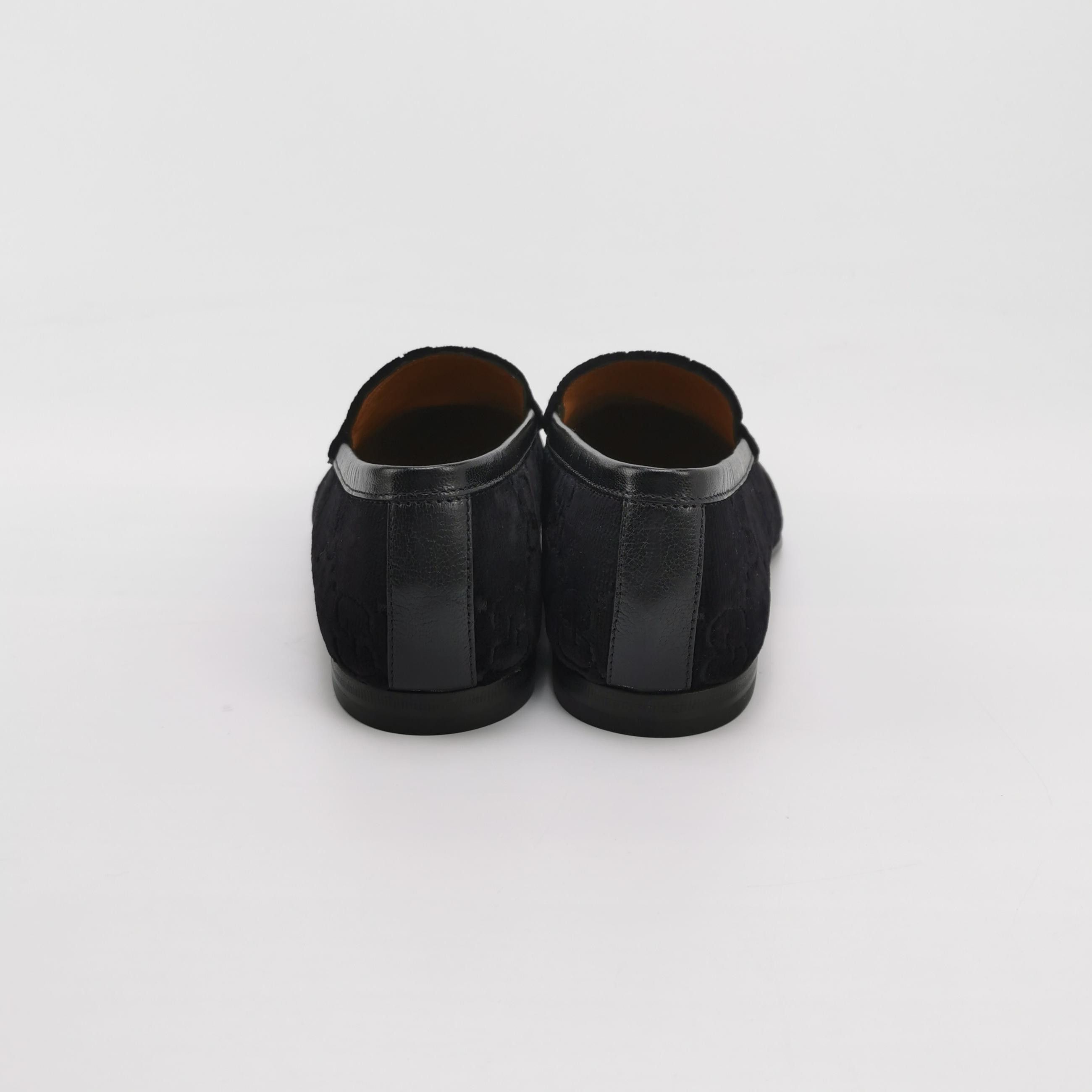 Gucci Gucci GG Velvet Jordaan Horsebit Loafers 7.5 Size US 7 / EU 40 - 5 Thumbnail
