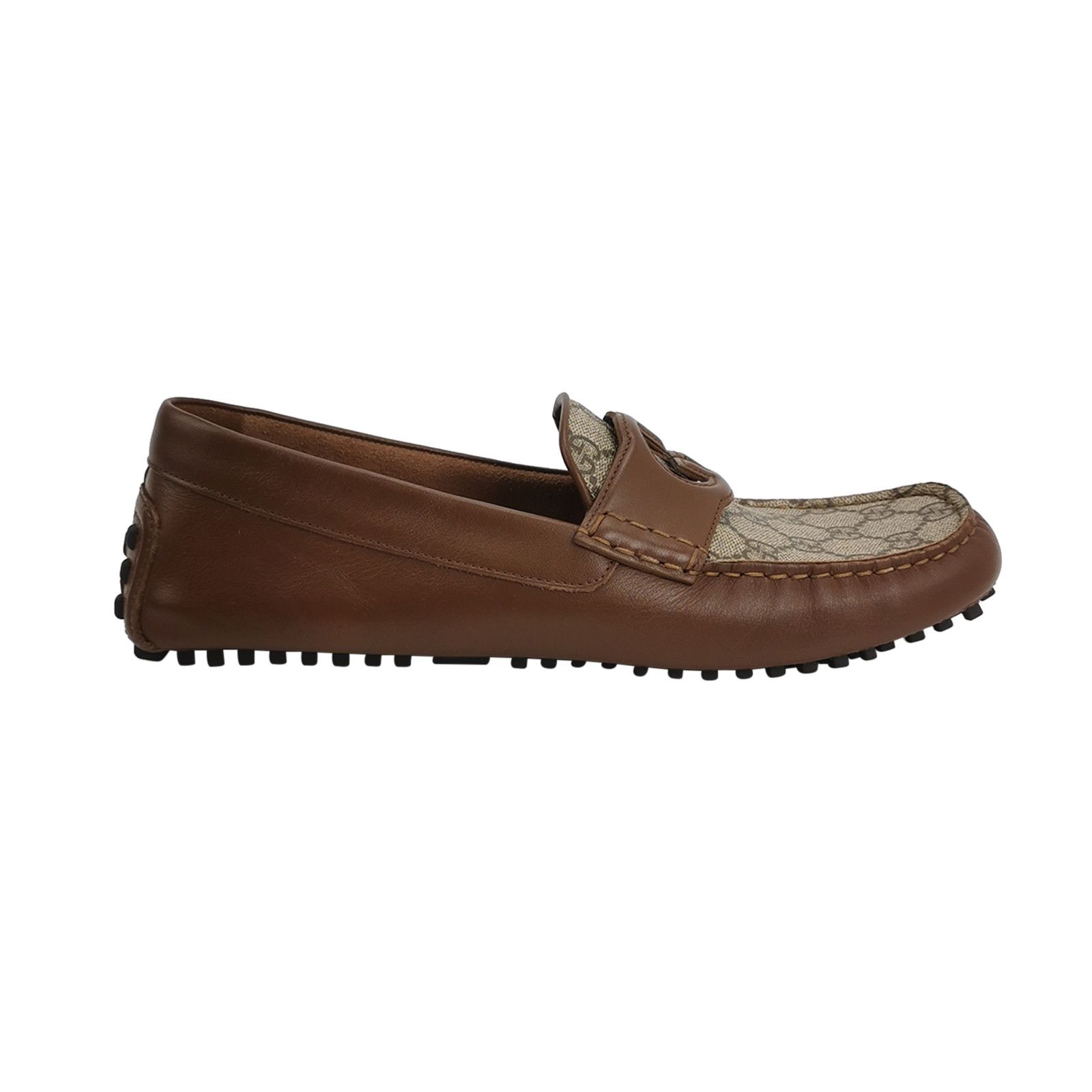 Gucci Gucci GG Monogram Leather Driving Shoes EU 42 Size US 9 / EU 42 - 2 Thumbnail