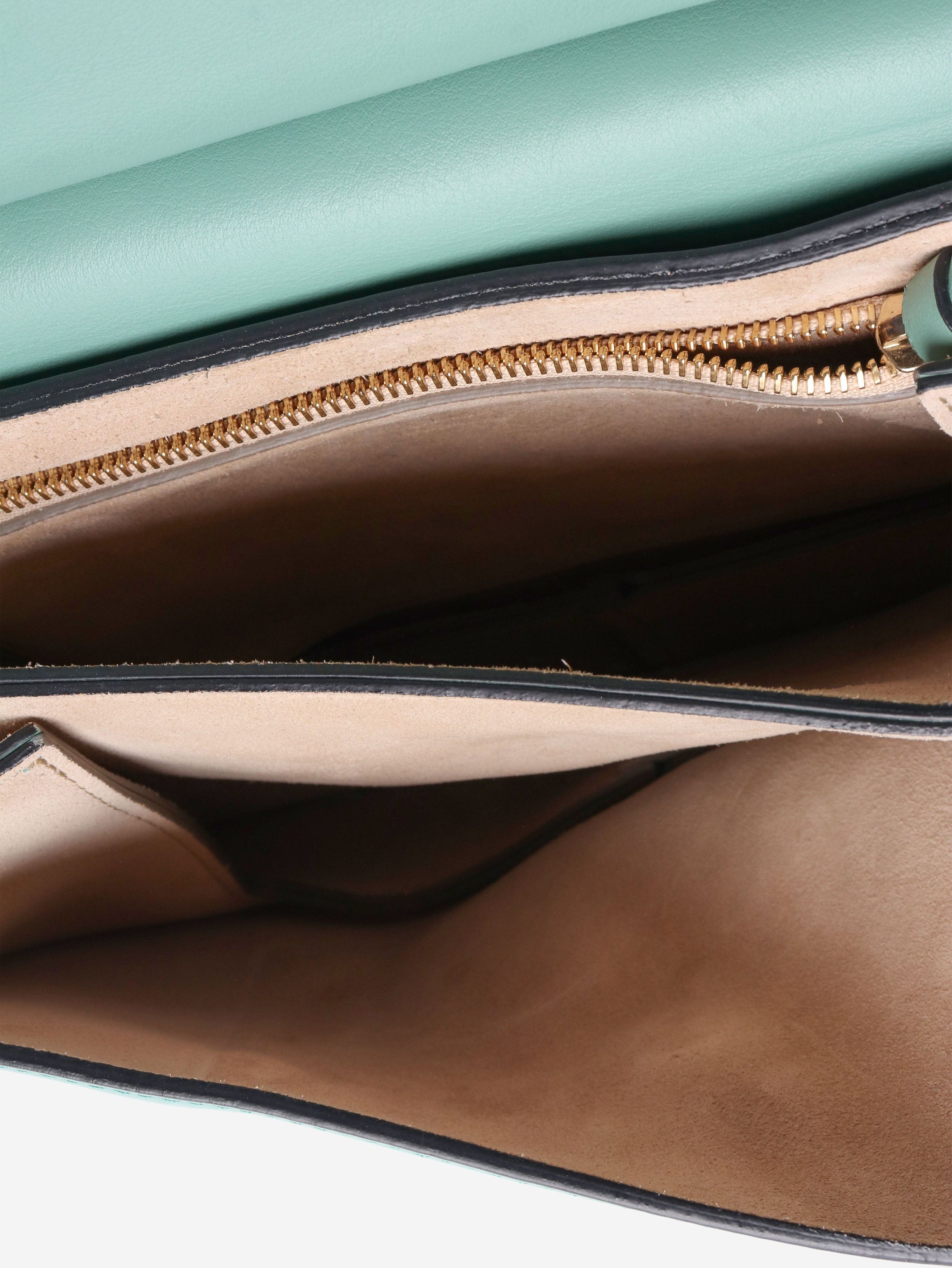 Chloe Turquoise Faye suede and leather bag Size ONE SIZE - 5 Thumbnail