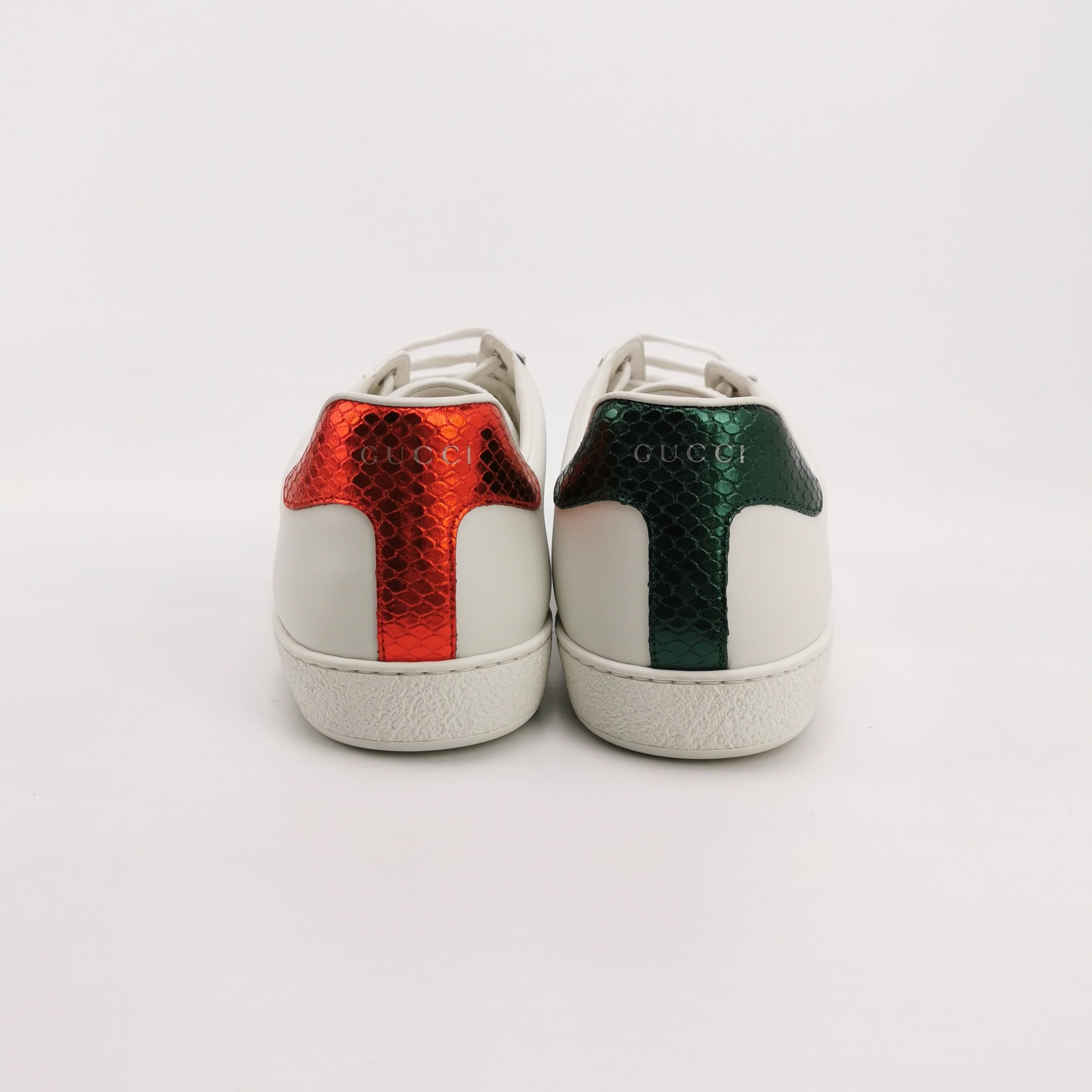 Gucci Gucci Snake Embroidery Ace Sneakers 45 Size US 12 / EU 45 - 4 Thumbnail