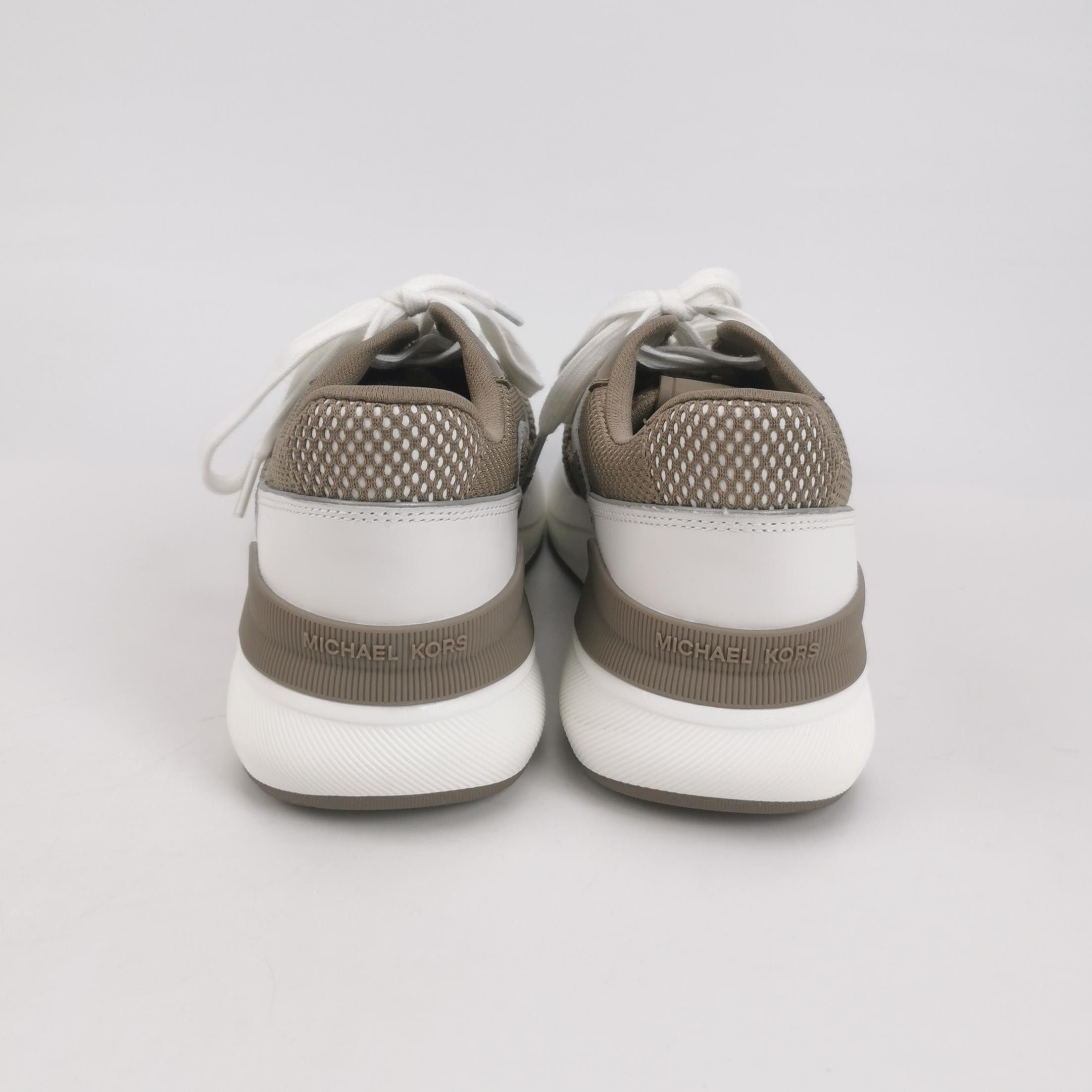 Michael Kors Michael Kors Brown Mesh Low-Top Sneakers 40.5 Size US 7 / EU 40 - 4 Thumbnail