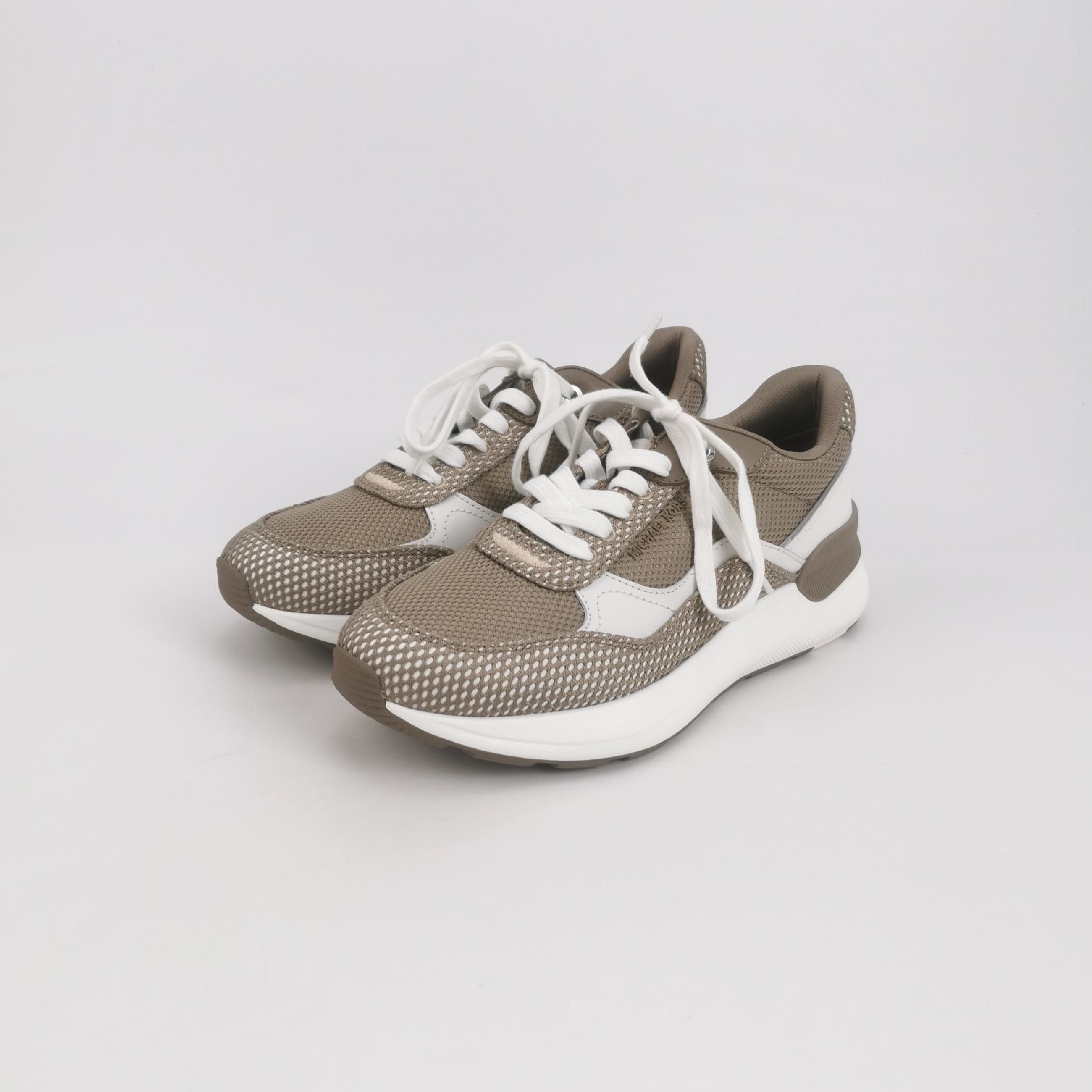 Michael Kors Michael Kors Brown Mesh Low-Top Sneakers 40.5 Size US 7 / EU 40 - 2 Thumbnail