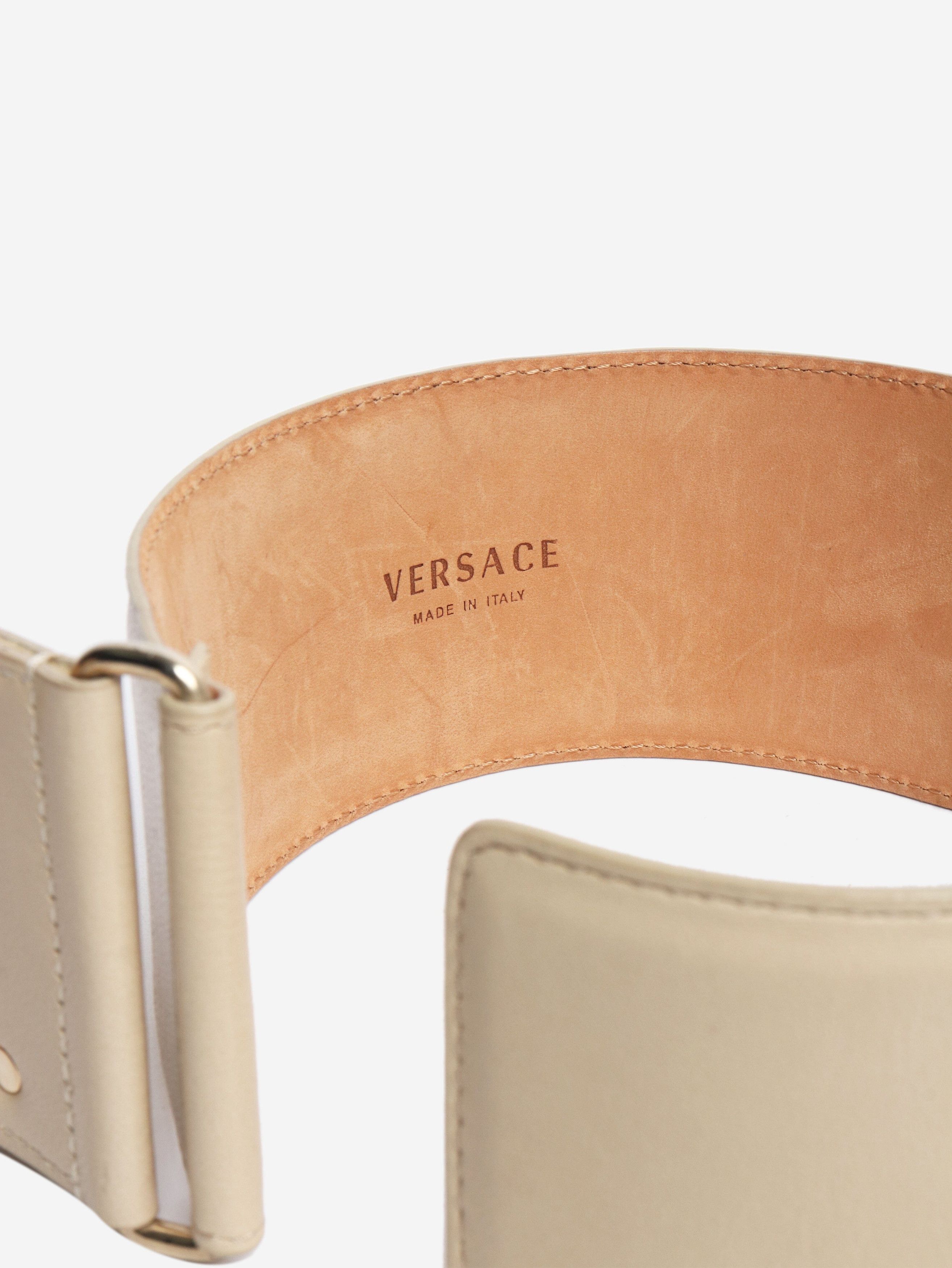 Versace Beige overd belt Size ONE SIZE - 3 Thumbnail