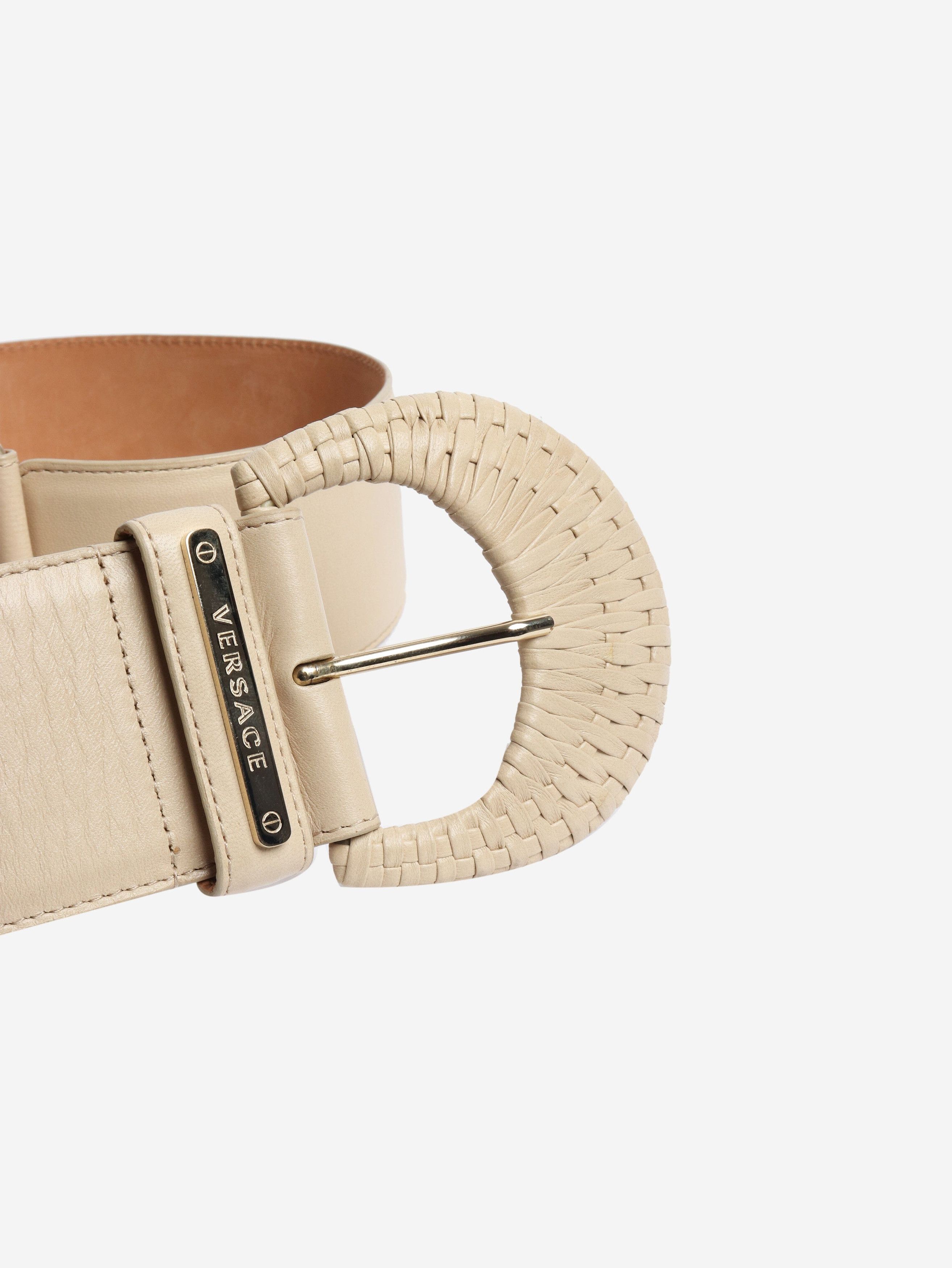 Versace Beige overd belt Size ONE SIZE - 4 Thumbnail