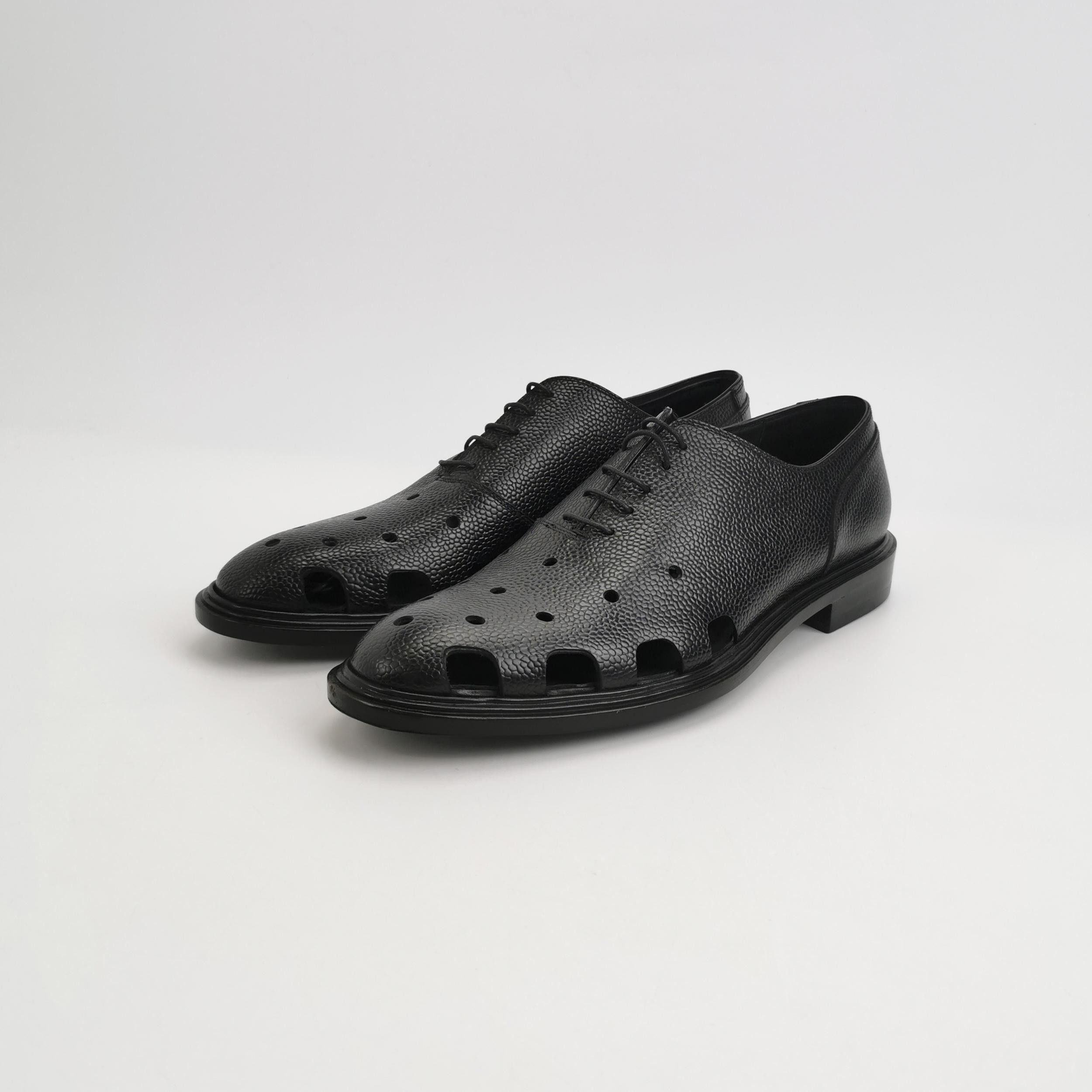 Givenchy Givenchy Perforated Leather Derby Shoes Size 44 Size US 11 / EU 44 - 2 Thumbnail