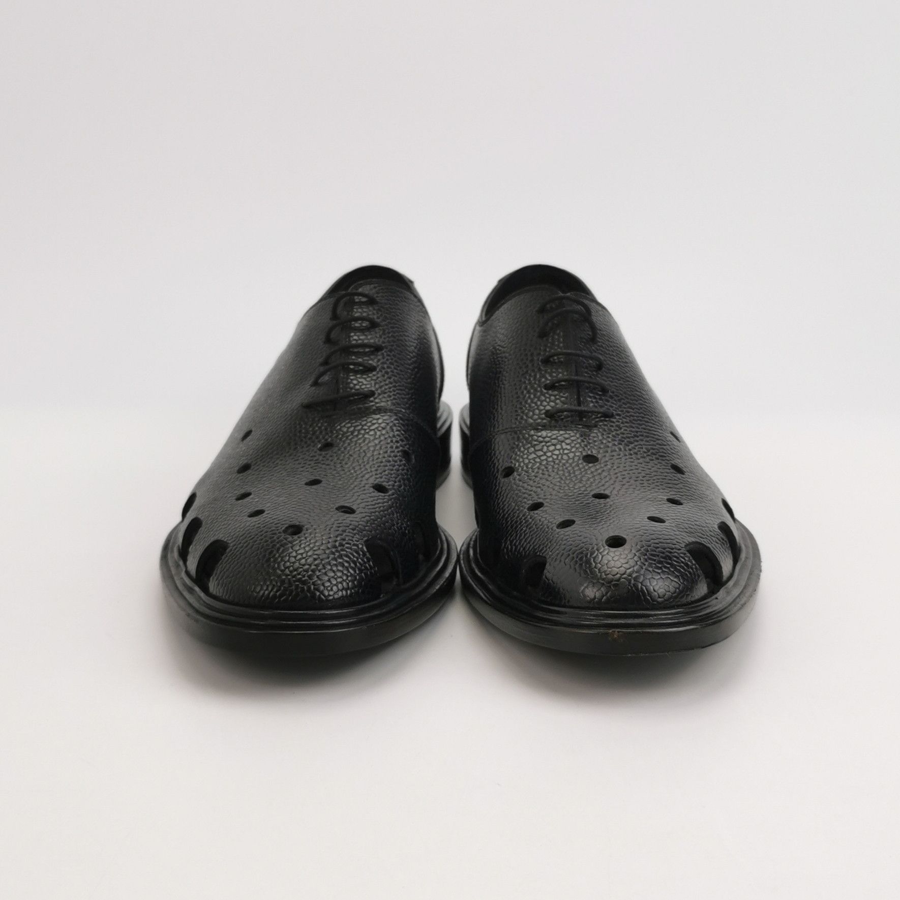 Givenchy Givenchy Perforated Leather Derby Shoes Size 44 Size US 11 / EU 44 - 3 Thumbnail