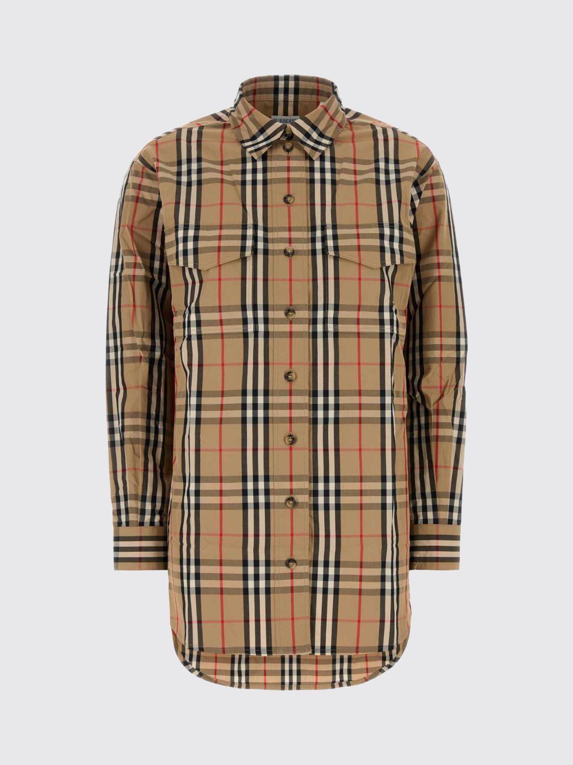 Burberry Burberry Shirt Woman Beige Size M / US 6-8 / IT 42-44 - 2 Thumbnail