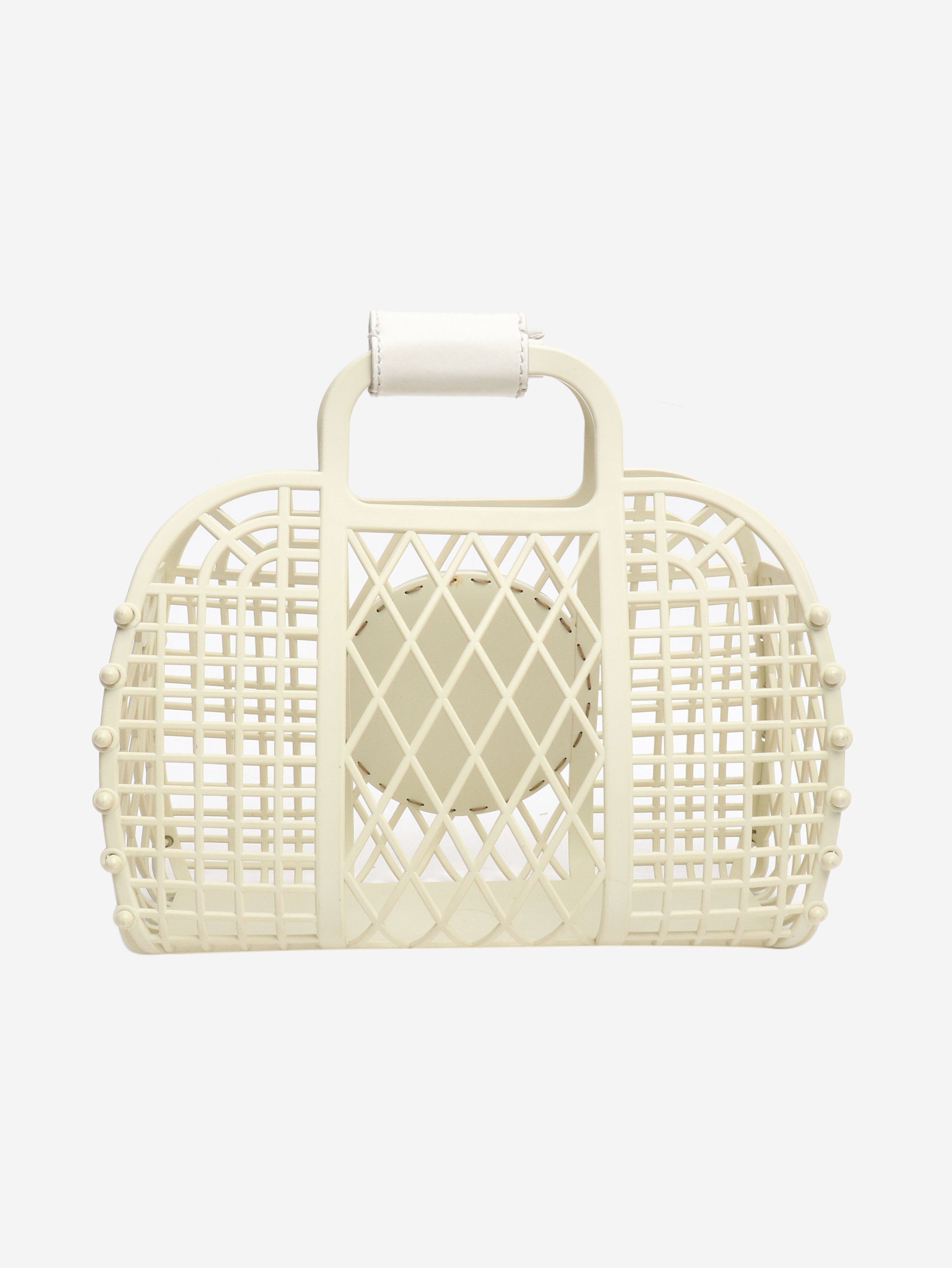 Fendi White mini basket tote Size ONE SIZE - 3 Thumbnail