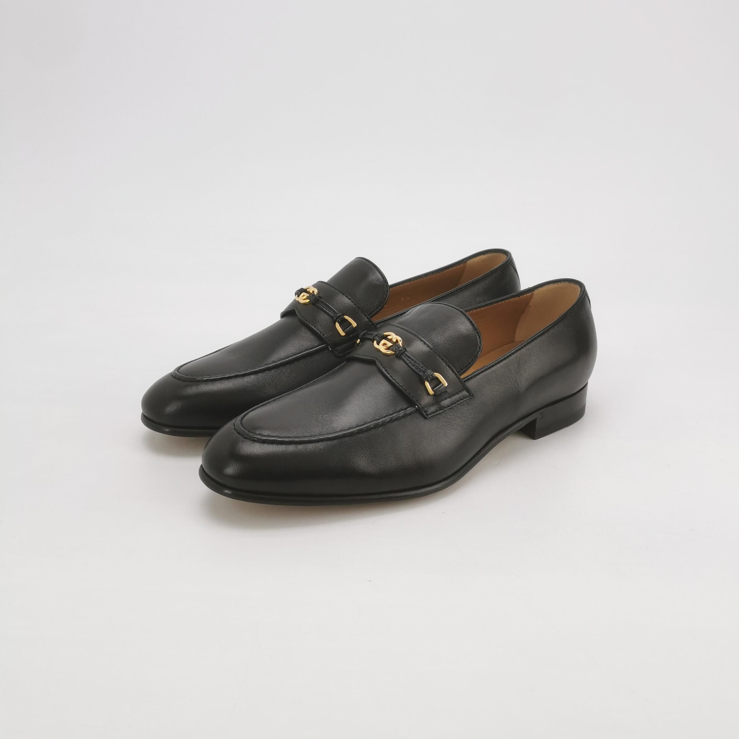 Gucci Gucci Interlocking G Leather Loafers 5.5 Size US 6 / EU 39 - 2 Thumbnail
