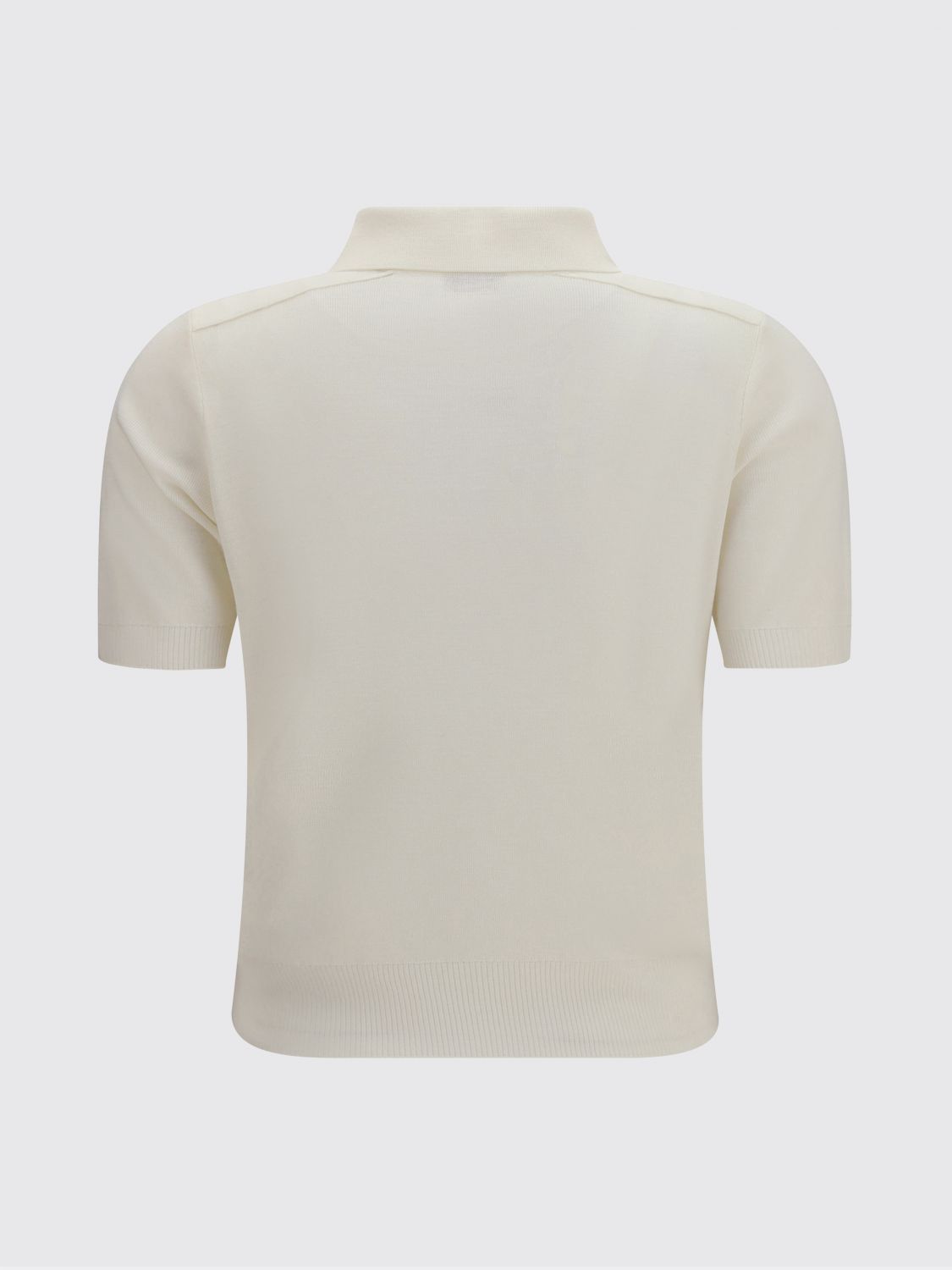 Burberry Burberry Polo Shirt Woman White Size L / US 10 / IT 46 - 3 Thumbnail