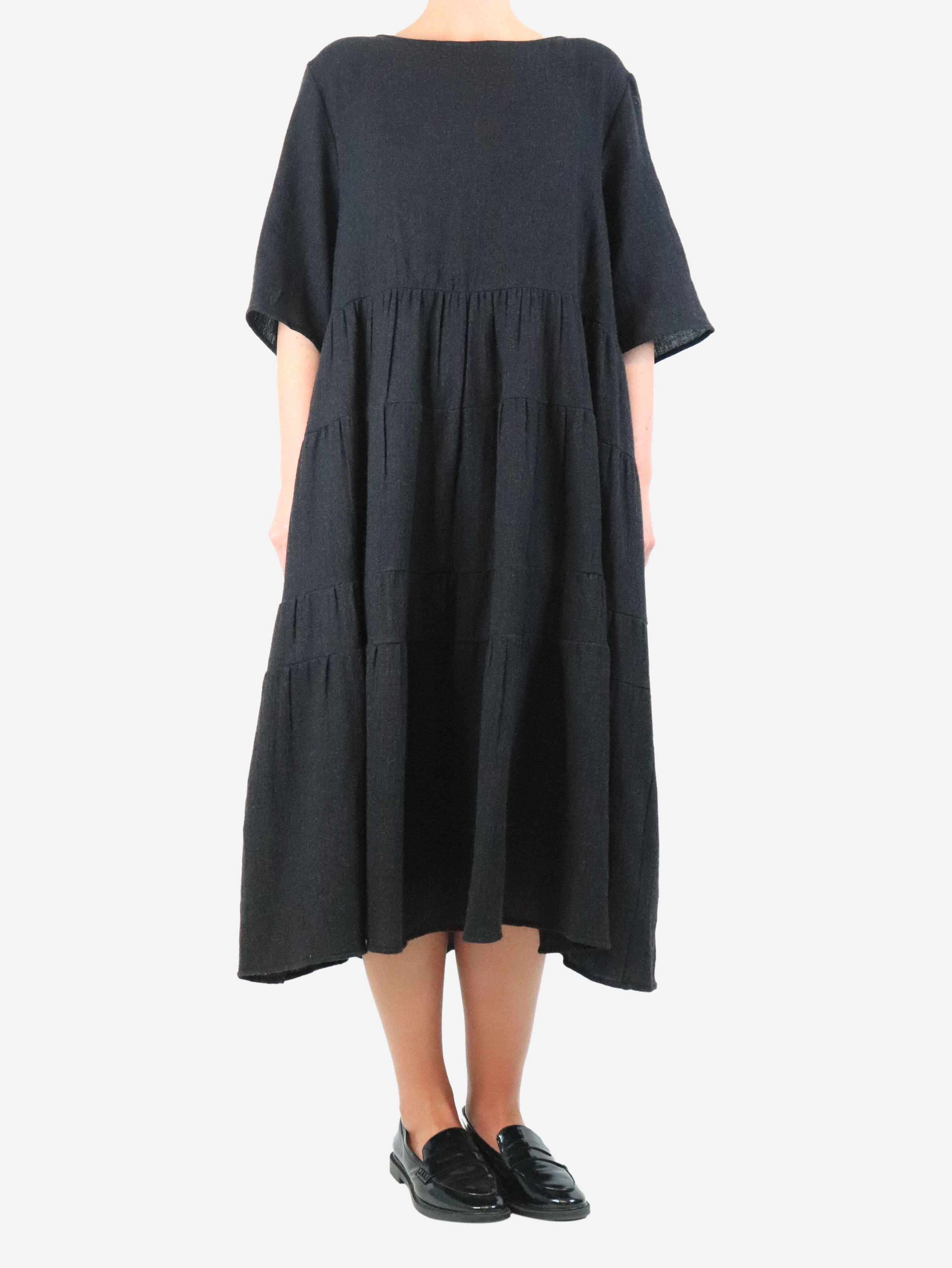 Other Dark grey flowy wool dress - XXL Size XXL / US 16-18 / IT 52-54 - 2 Thumbnail