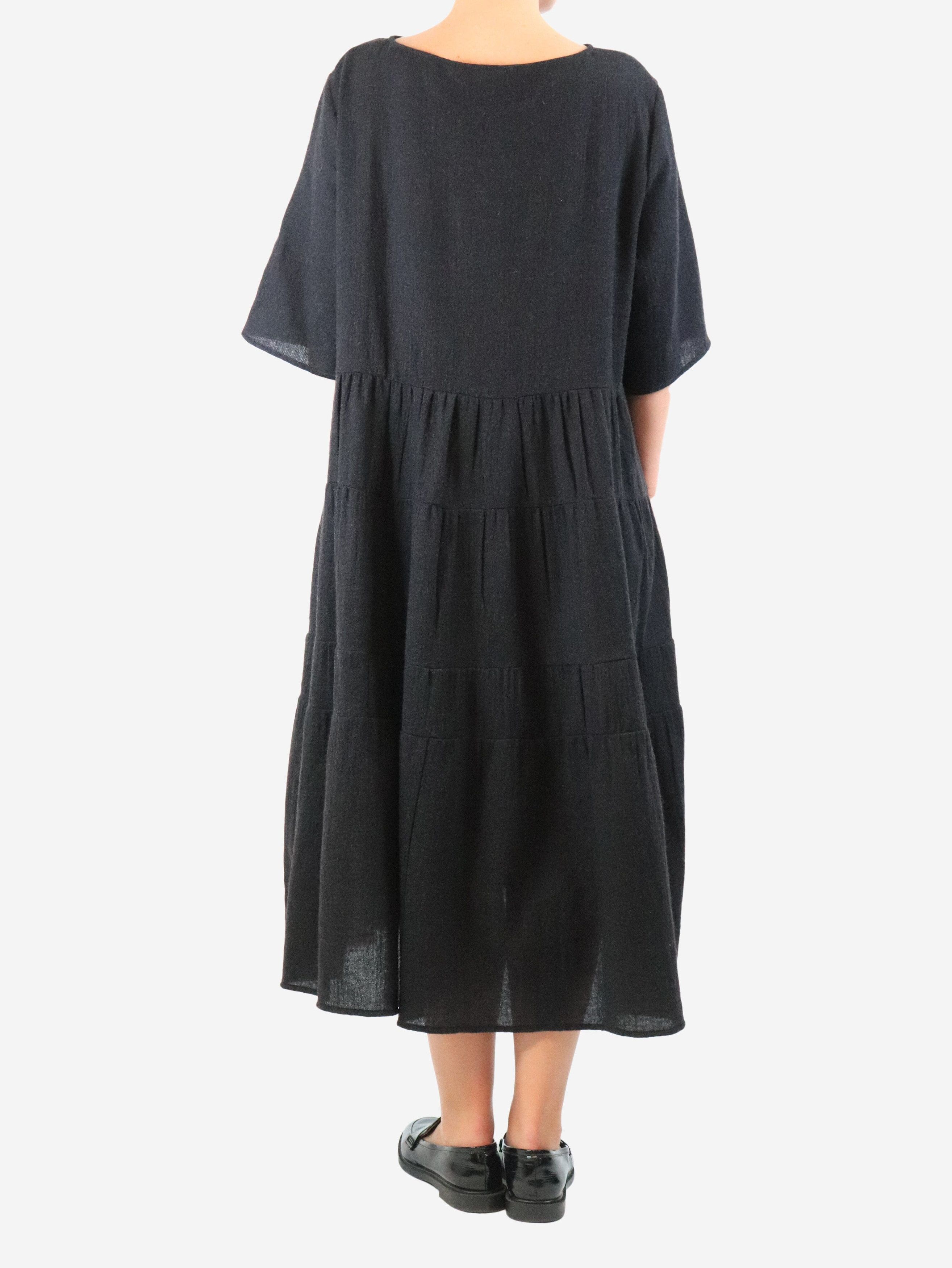 Other Dark grey flowy wool dress - XXL Size XXL / US 16-18 / IT 52-54 - 3 Thumbnail