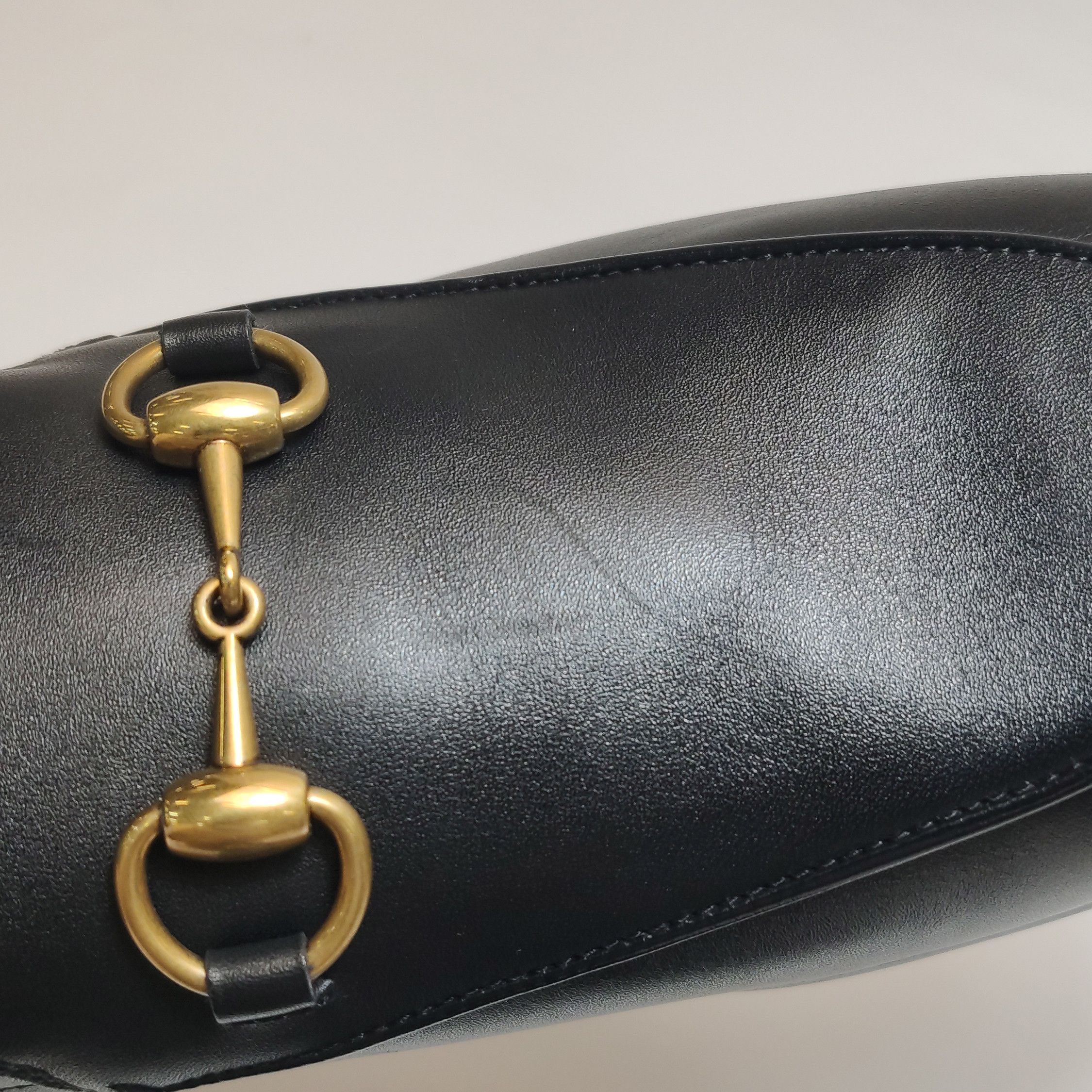 Gucci Gucci Black Horsebit Leather Loafers 43 Size US 10 / EU 43 - 7 Thumbnail