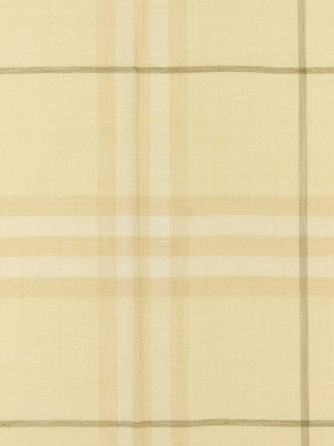 Burberry Burberry Scarf Men Yellow Size ONE SIZE - 3 Thumbnail