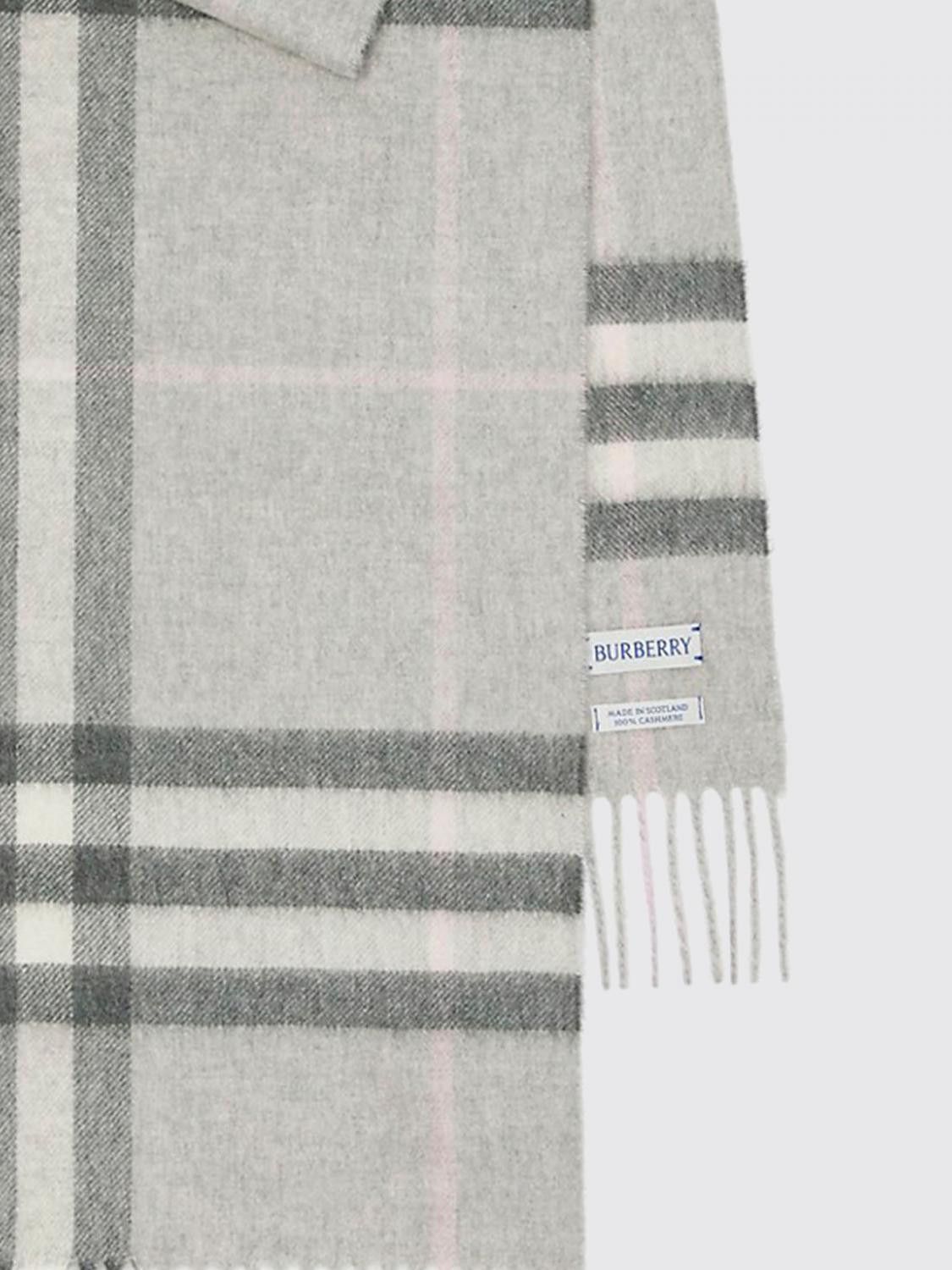Burberry Burberry Scarf Woman Grey Size ONE SIZE - 3 Thumbnail