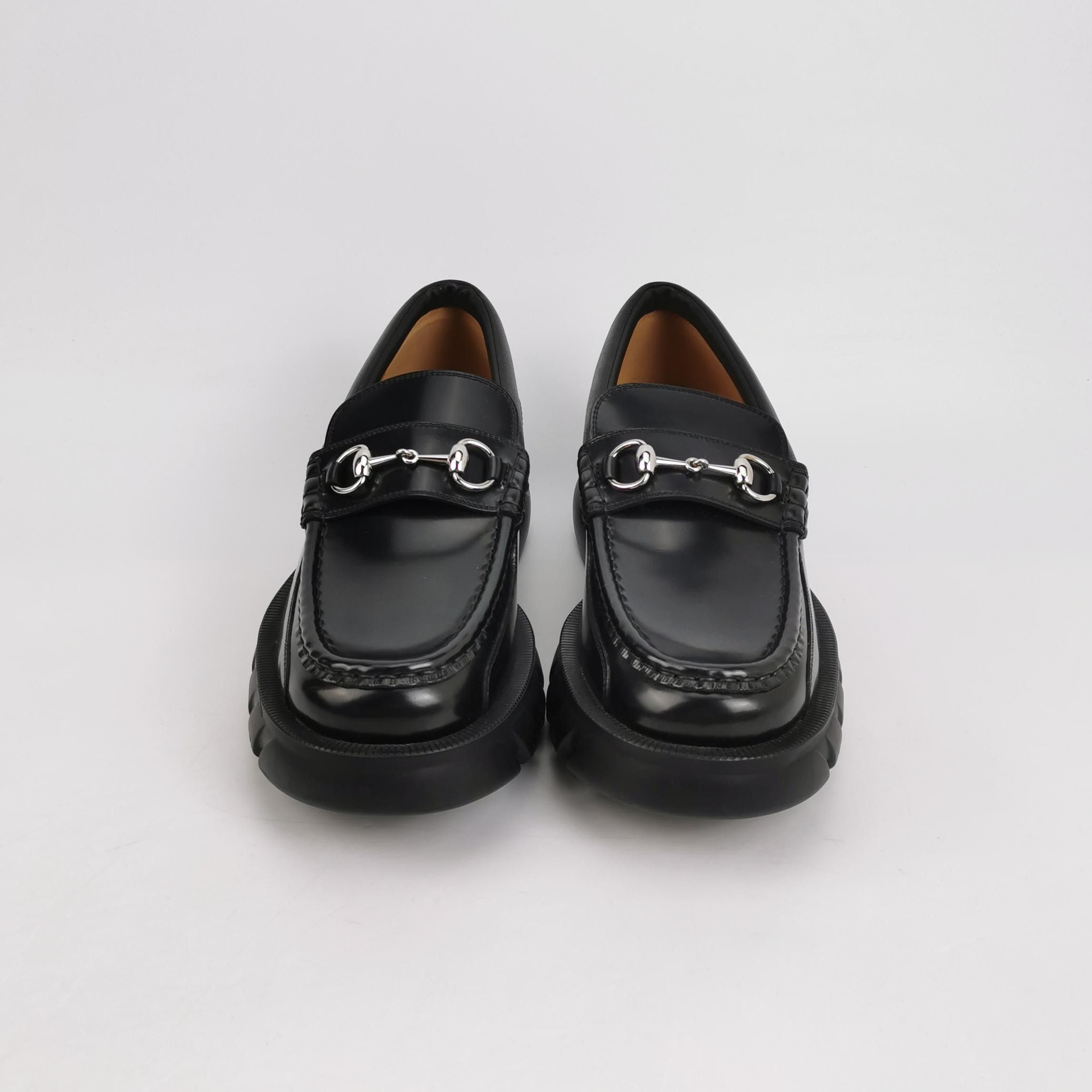 Gucci Gucci Chunky Horsebit Leather Loafers 43.5 Size US 10 / EU 43 - 3 Thumbnail