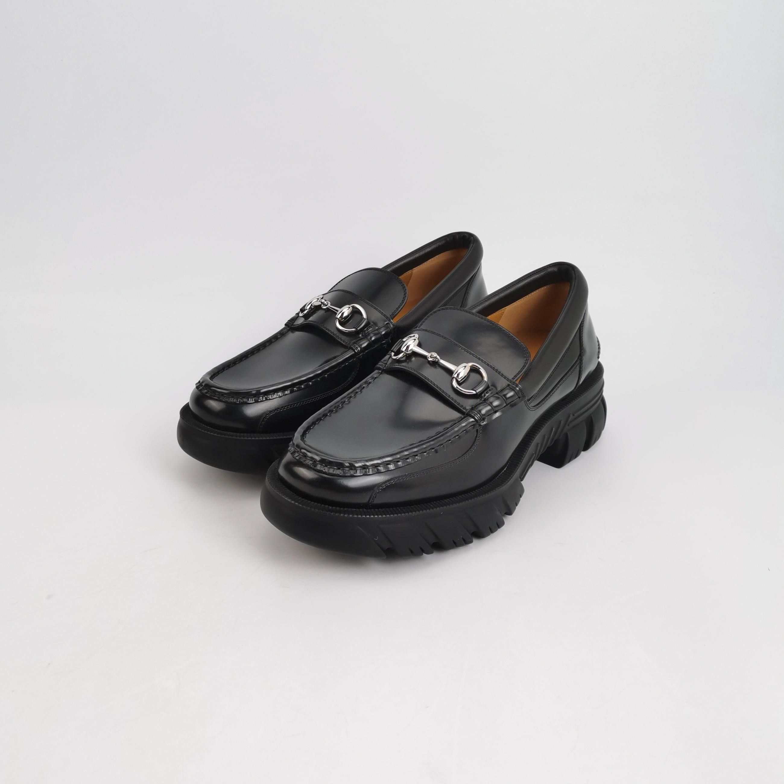 Gucci Gucci Chunky Horsebit Leather Loafers 43.5 Size US 10 / EU 43 - 2 Thumbnail