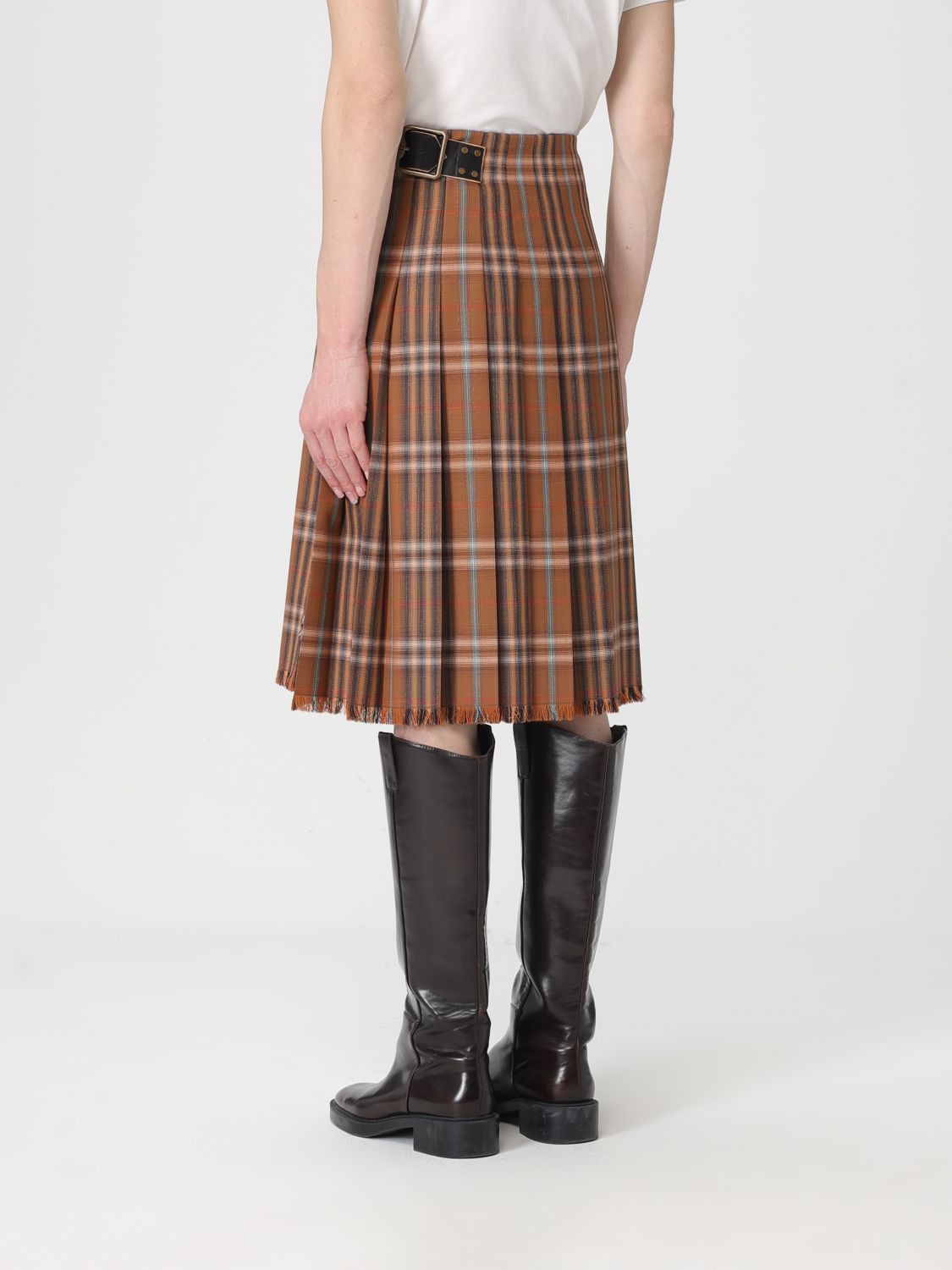 Burberry Burberry Skirt Woman Beige Size 26" / US 2 / IT 38 - 3 Thumbnail