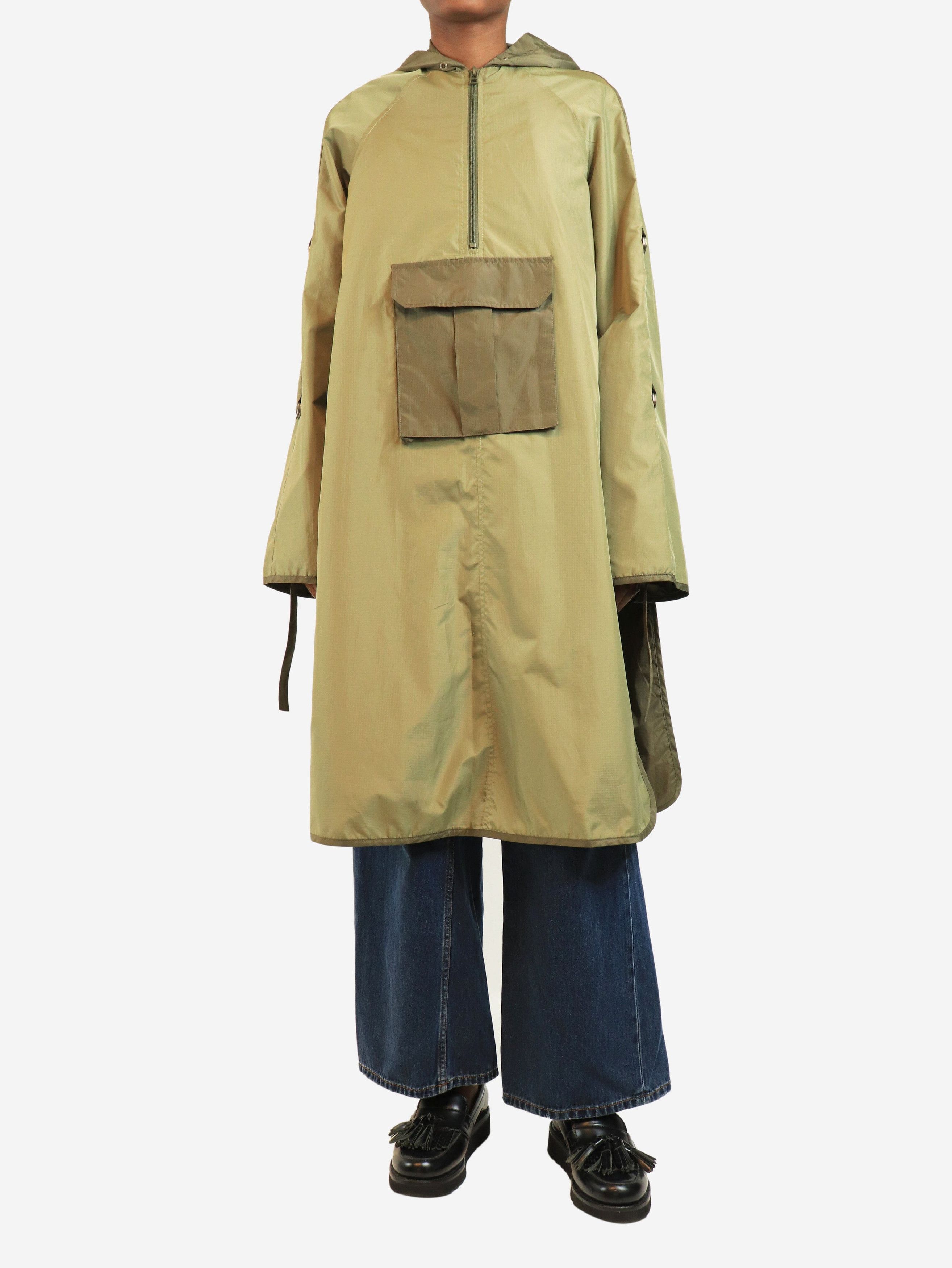 Other Olive ripstop hooded poncho - UK 6 Size XS / US 0-2 / IT 36-38 - 3 Thumbnail