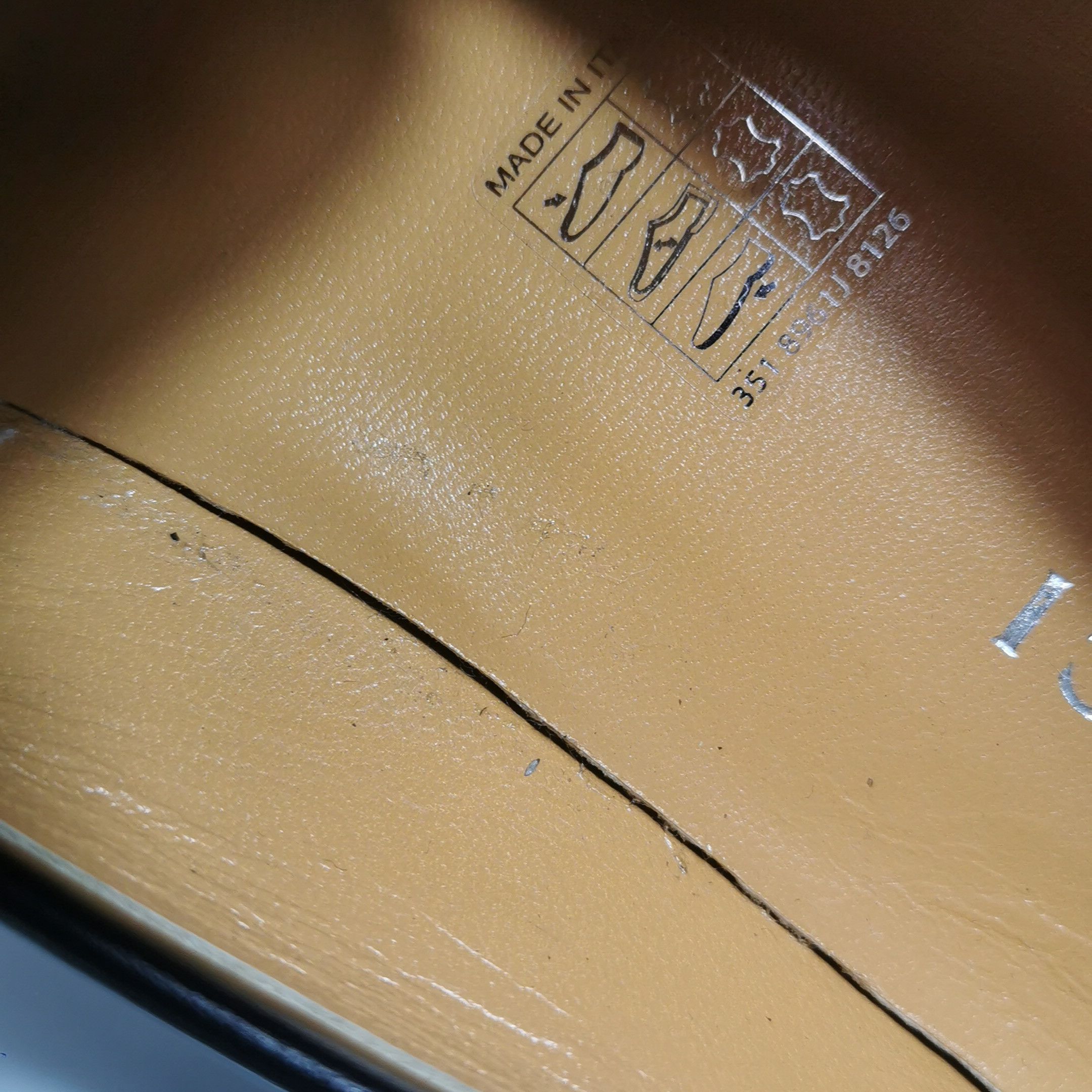 Gucci Gucci Interlocking G Leather Loafers 11.5 Size US 12 / EU 45 - 8 Thumbnail