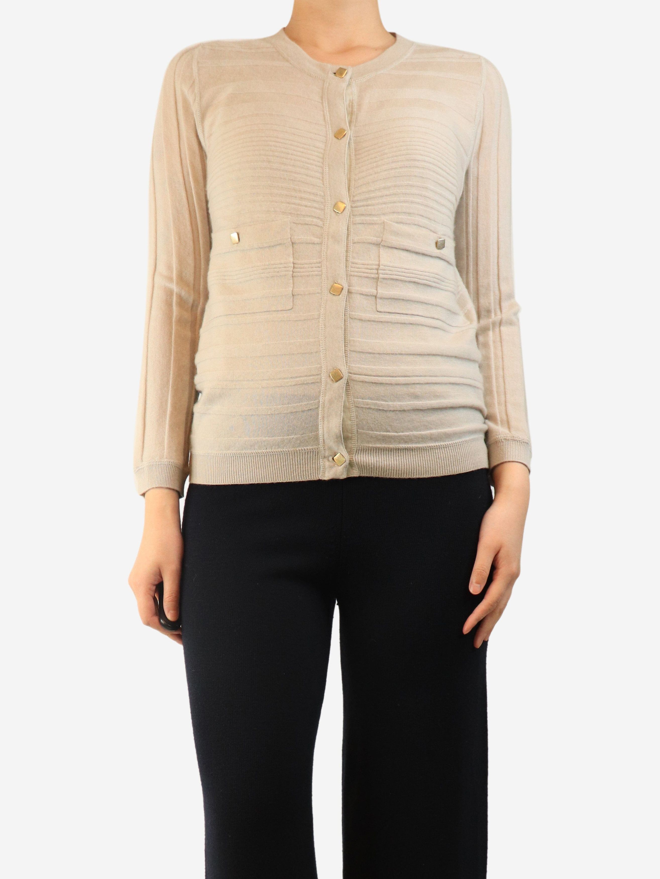 Other Neutral cashmere cardigan - S Size S / US 4 / IT 40 - 3 Thumbnail