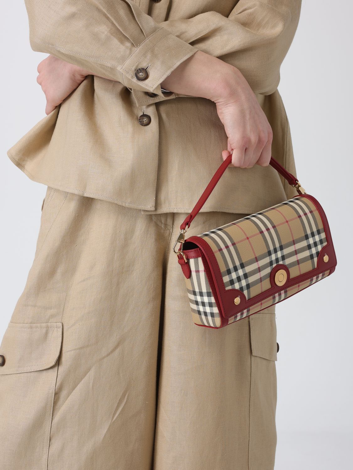 Burberry Burberry Handbag Woman Beige Size ONE SIZE - 2 Thumbnail