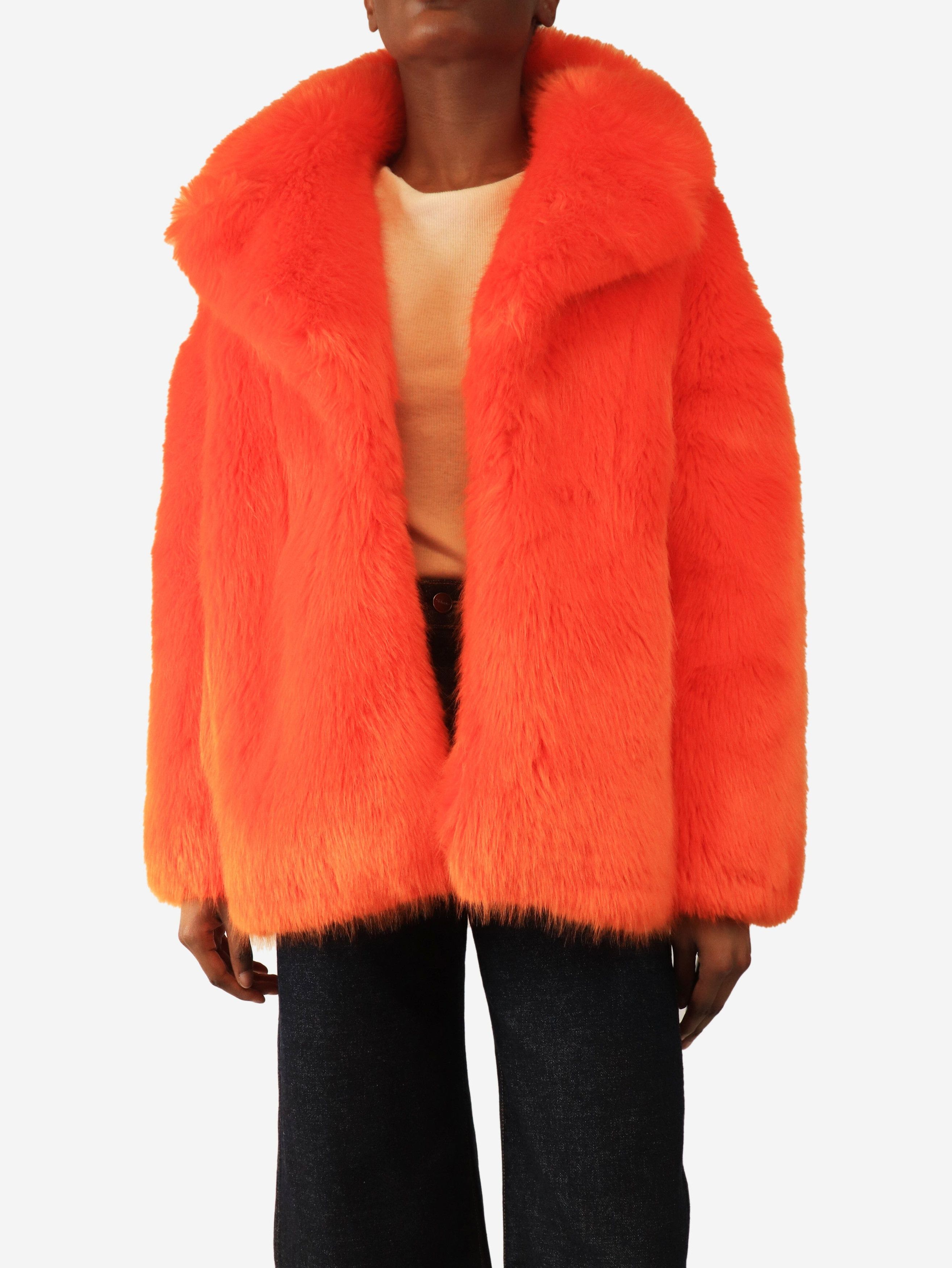Other Orange faux fur coat - XS Size XS / US 0-2 / IT 36-38 - 3 Thumbnail