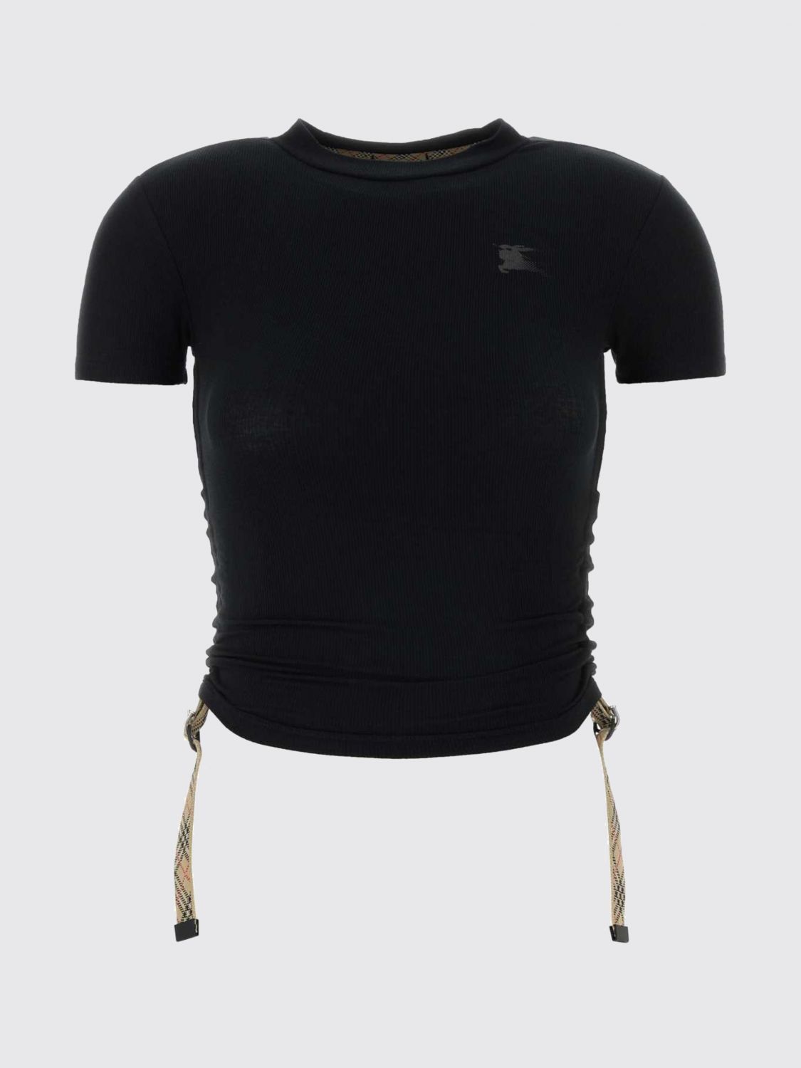 Burberry Burberry T-Shirt Woman Black Size XS / US 0-2 / IT 36-38 - 2 Thumbnail