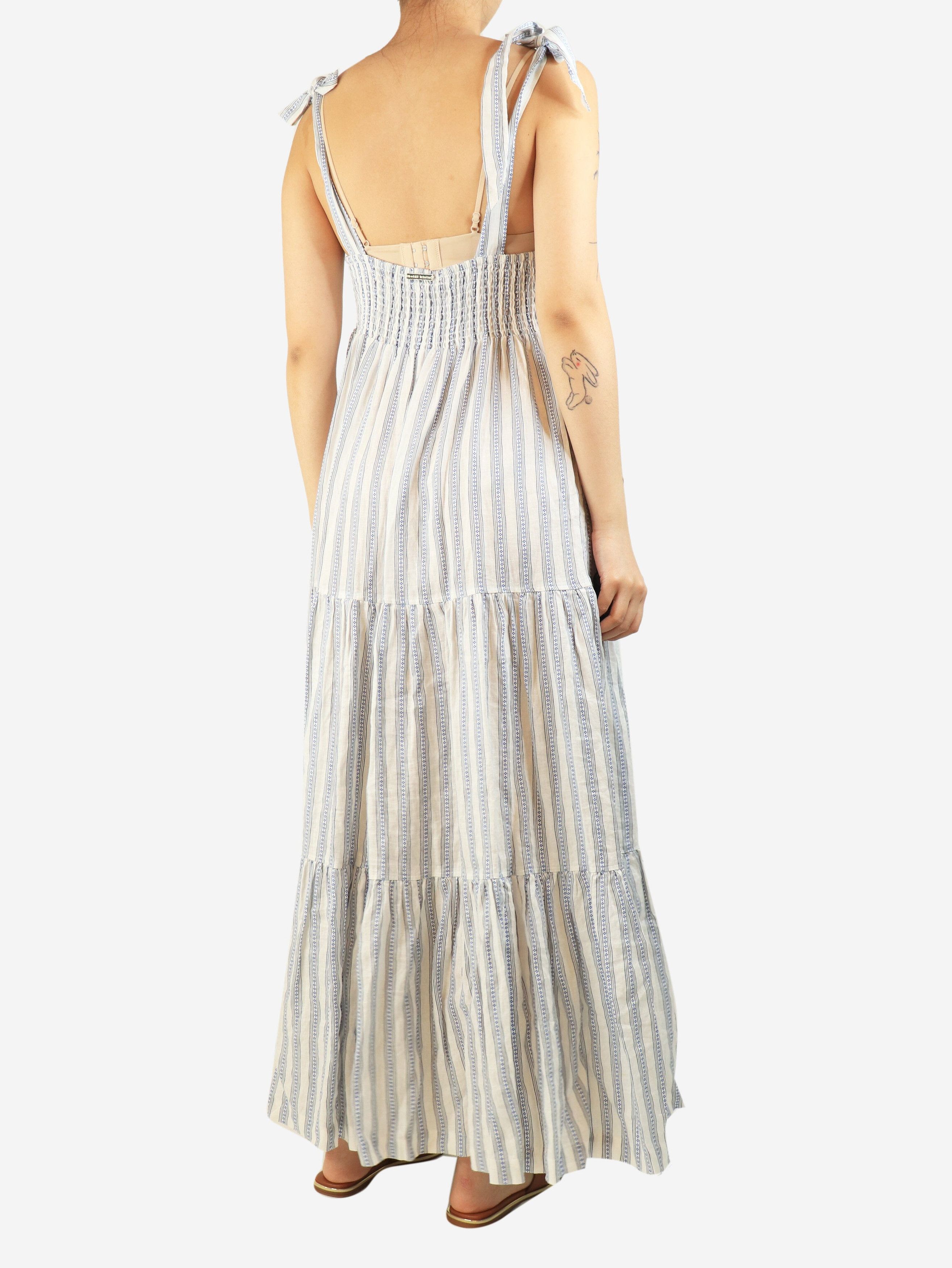 Other Blue and white tiered jacquard maxi dress - M Size M / US 6-8 / IT 42-44 - 2 Thumbnail