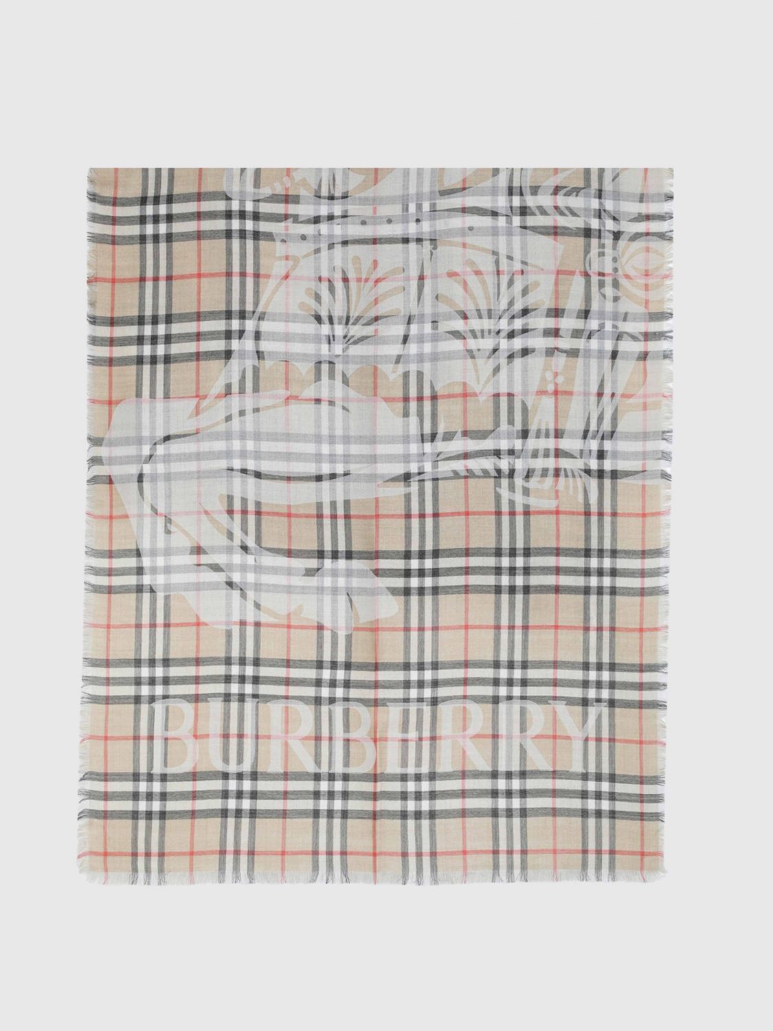 Burberry Burberry Scarf Men Earth Size ONE SIZE - 2 Thumbnail