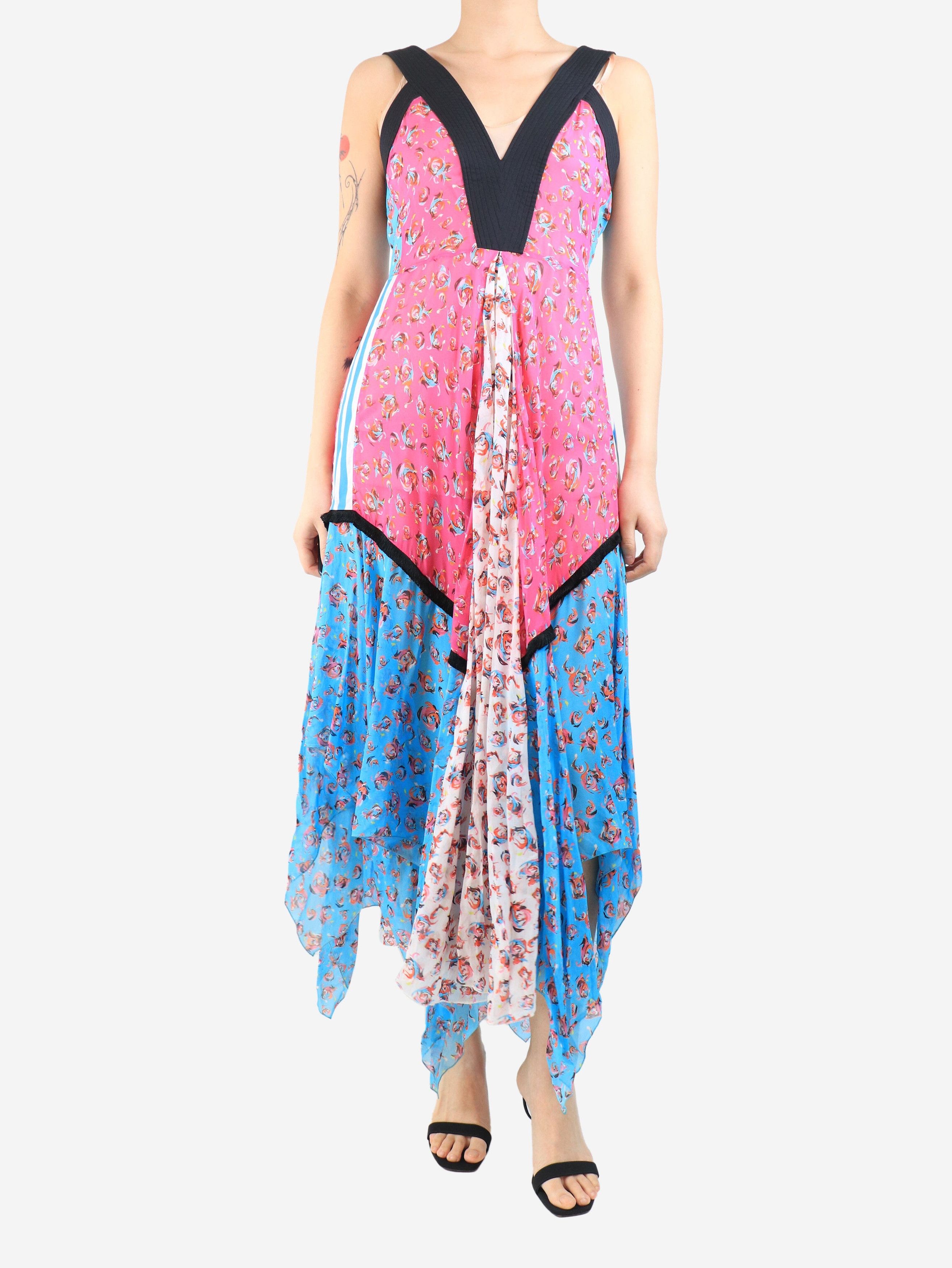 Byblos Floral midi dress - UK 10 Size M / US 6-8 / IT 42-44 - 2 Thumbnail