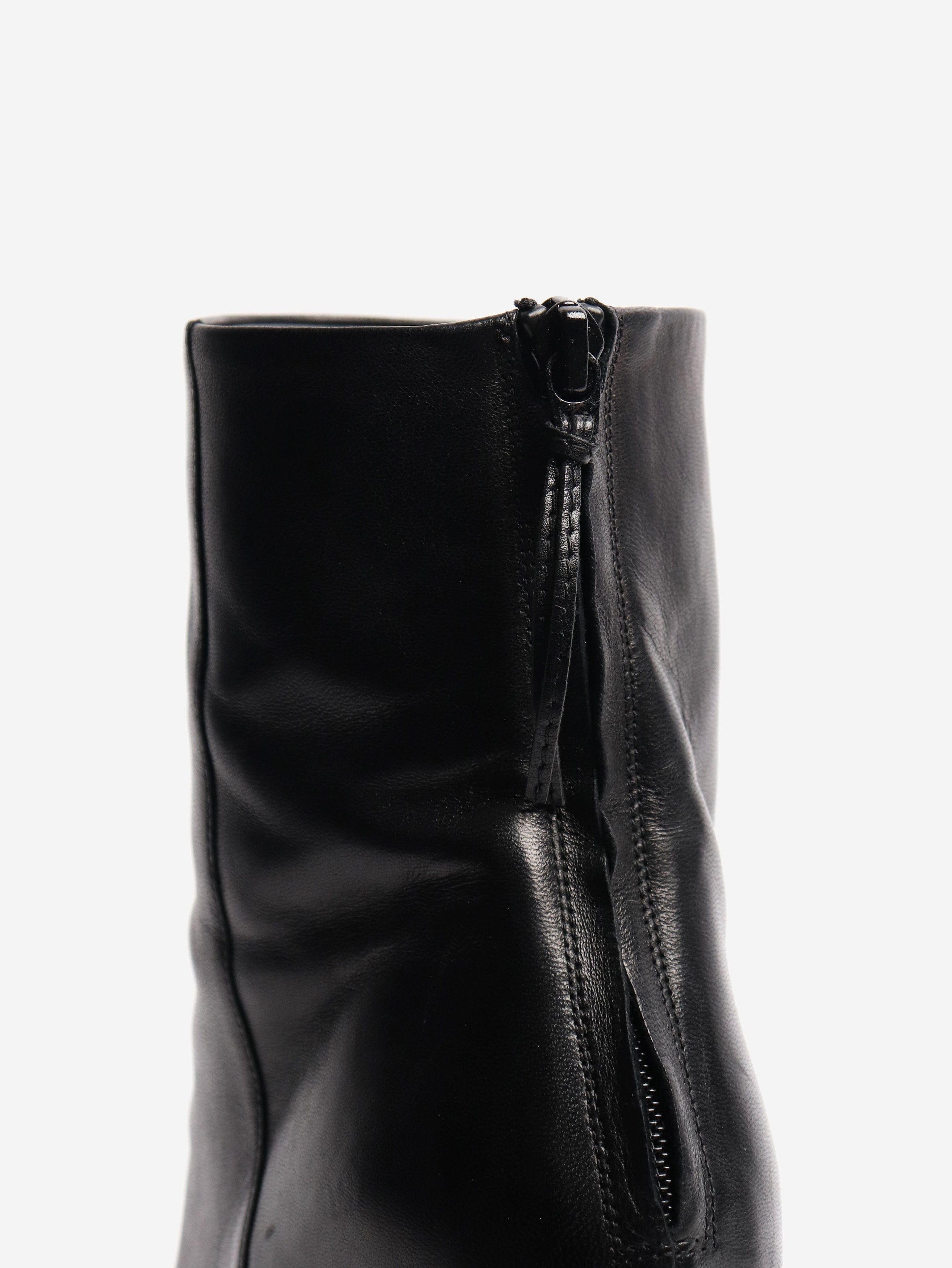 Isabel Marant Black blocked heel leather ankle boots - EU 37 (UK 4) Size US 6 / IT 36 - 3 Thumbnail