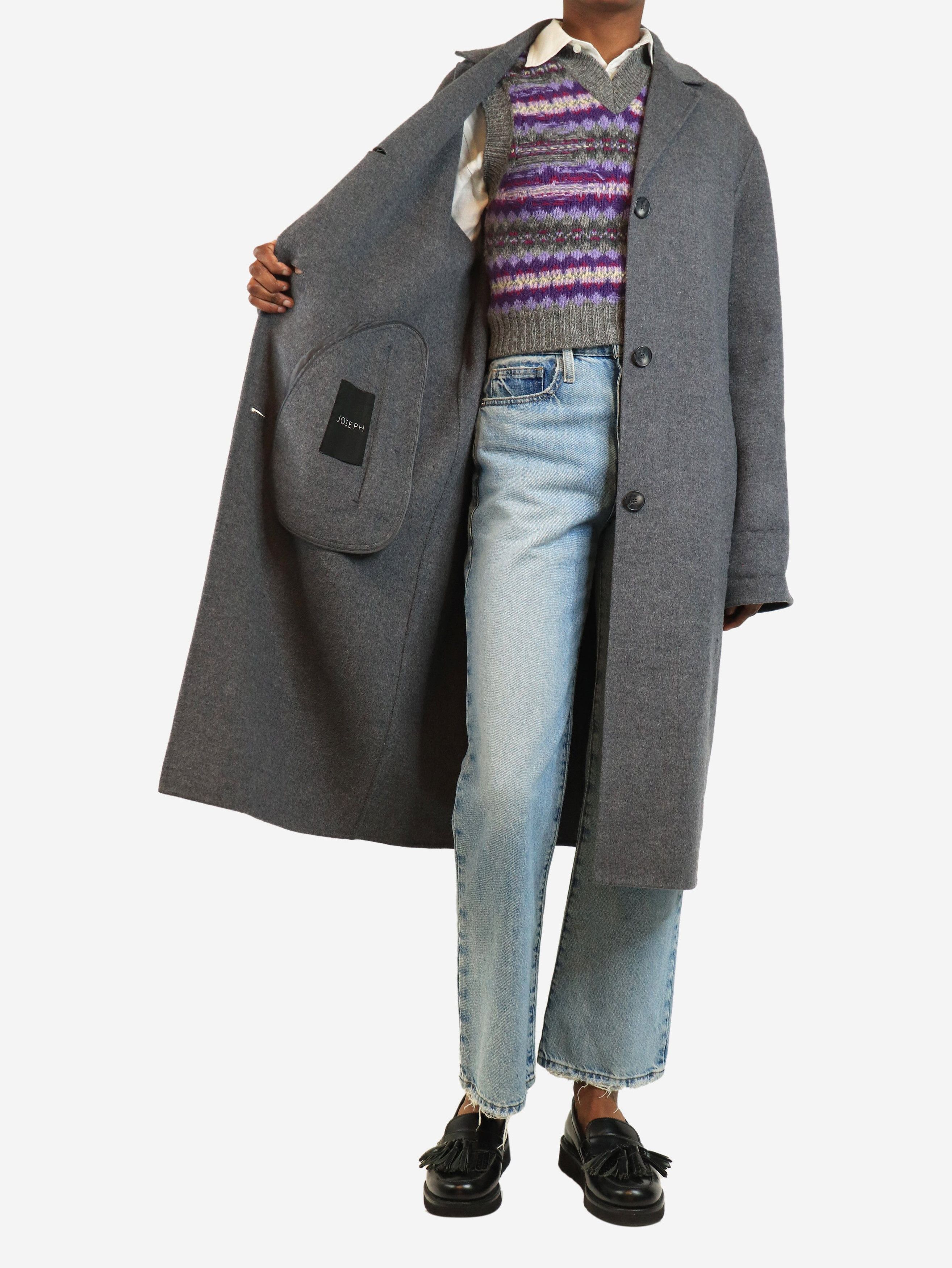 Other Grey cashmere coat - UK 8 Size S / US 4 / IT 40 - 4 Thumbnail