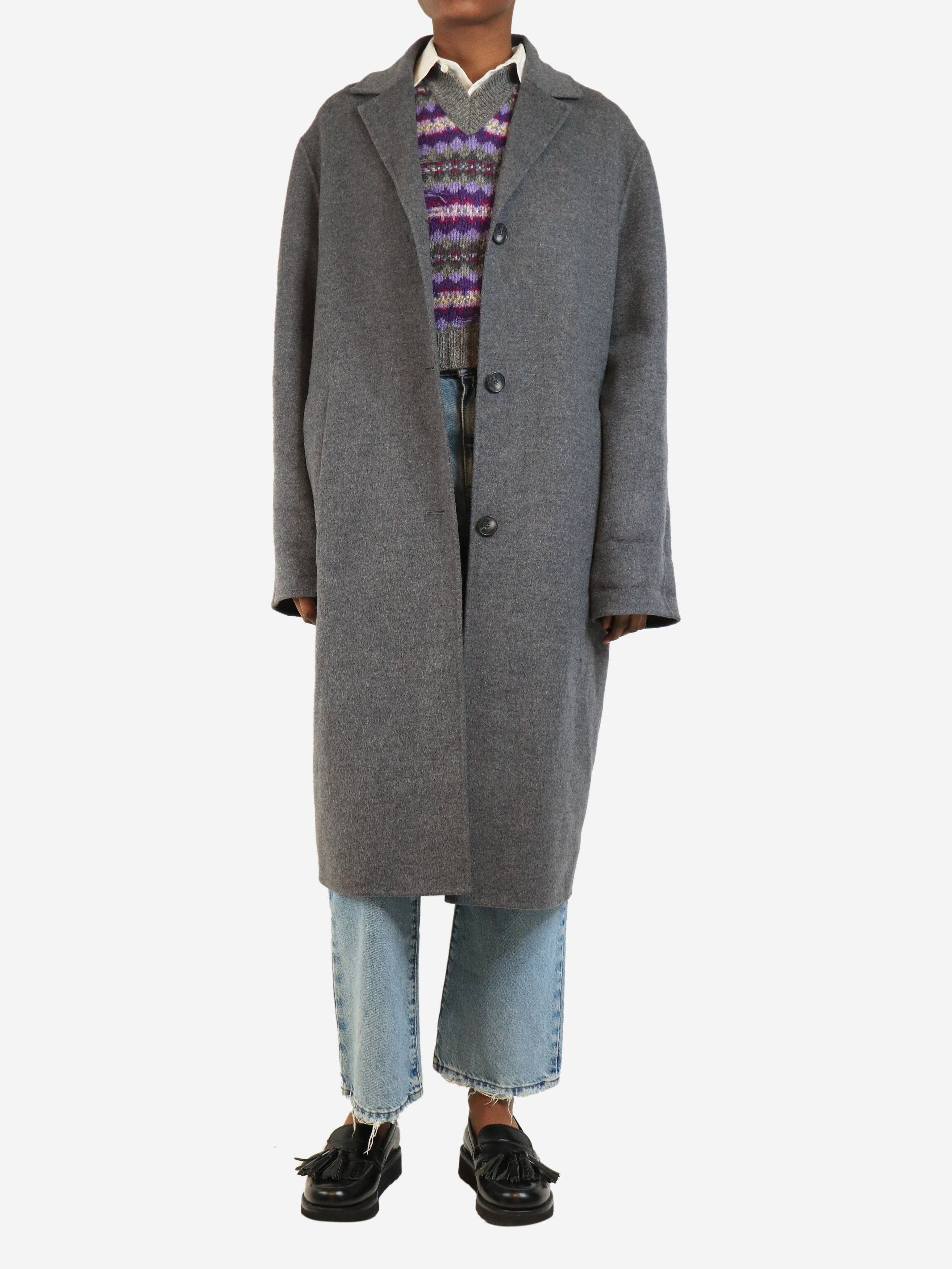 Other Grey cashmere coat - UK 8 Size S / US 4 / IT 40 - 3 Thumbnail