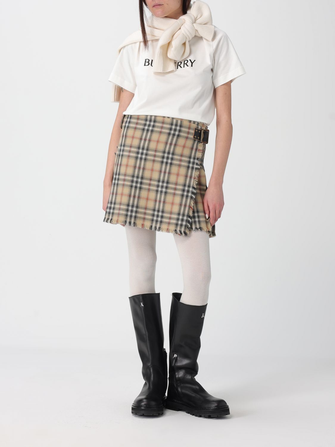 Burberry Burberry Sweater Woman White Size M / US 6-8 / IT 42-44 - 2 Thumbnail