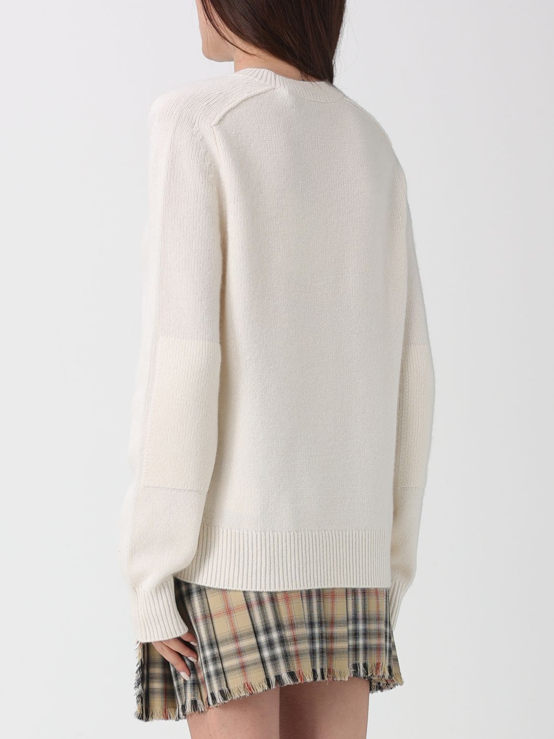 Burberry Burberry Sweater Woman White Size M / US 6-8 / IT 42-44 - 3 Thumbnail