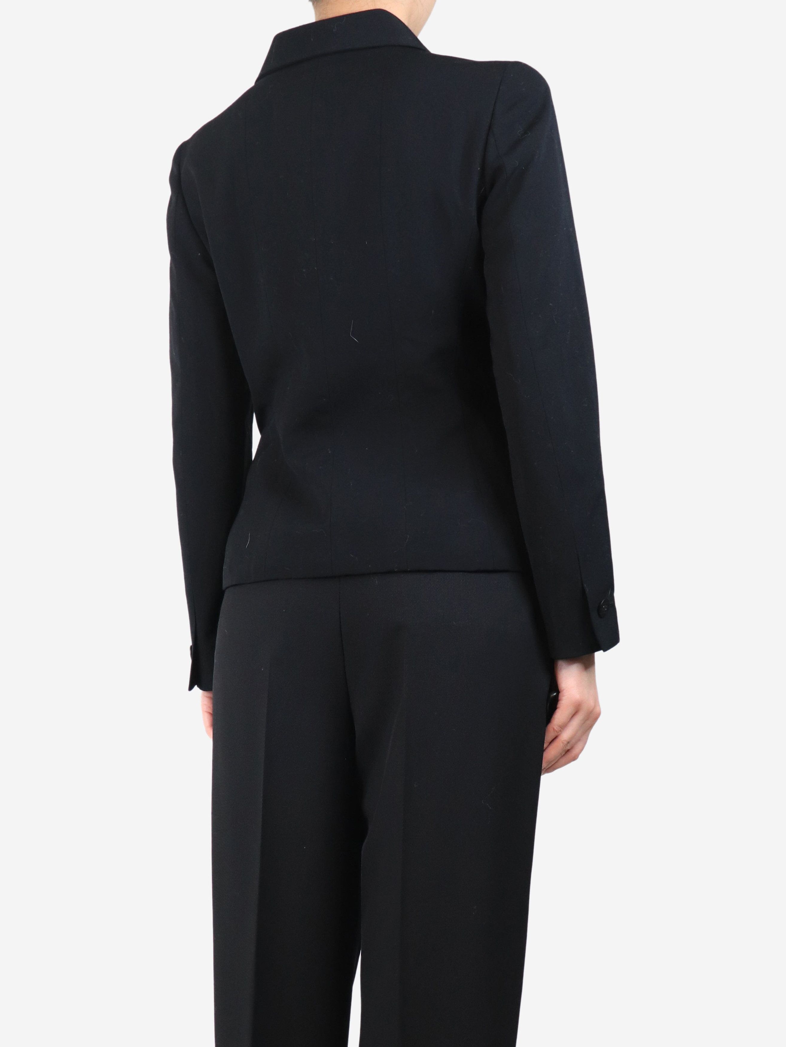 Other Black tailored wool jacket - UK 12 Size M / US 6-8 / IT 42-44 - 2 Thumbnail