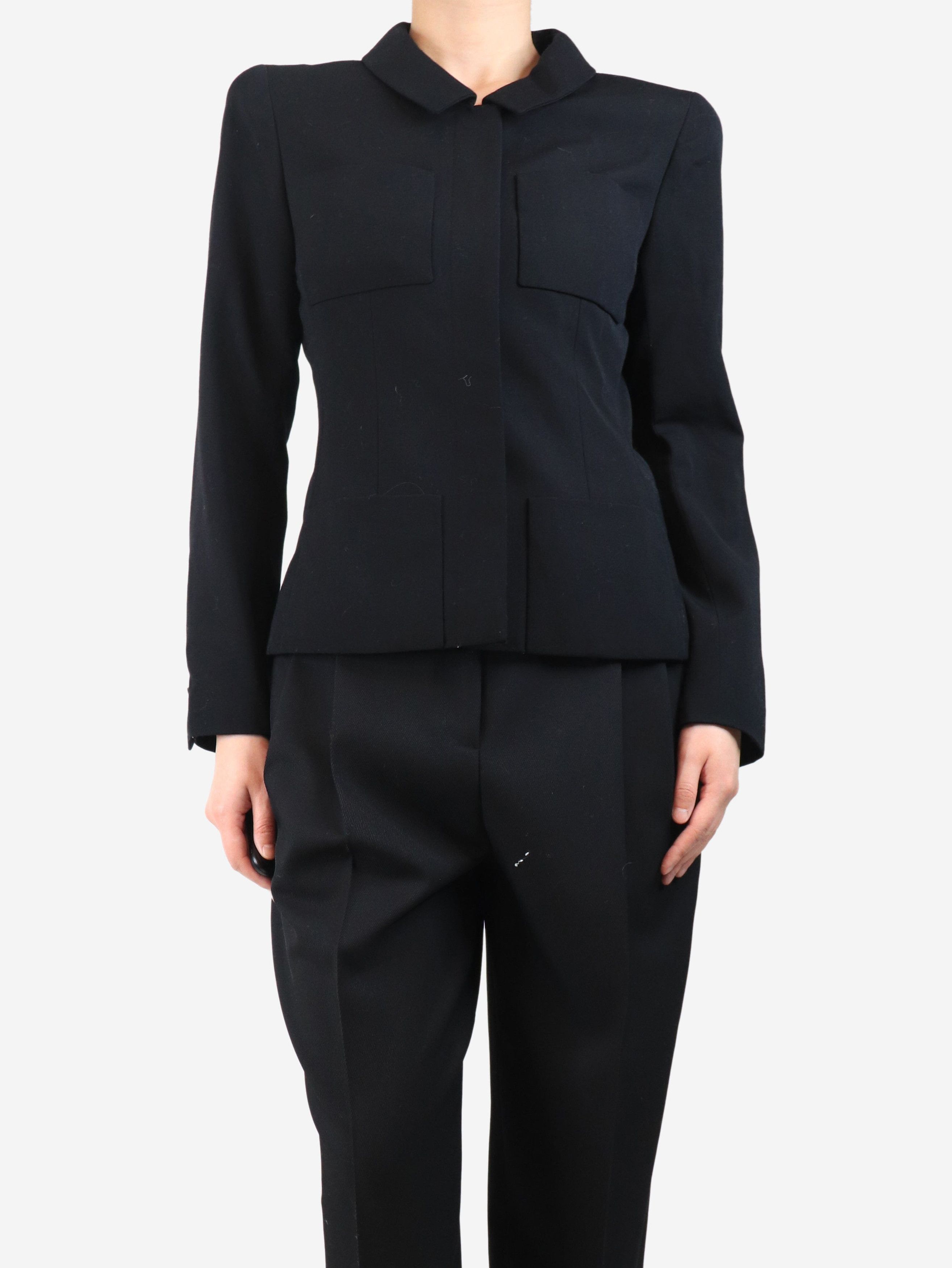 Other Black tailored wool jacket - UK 12 Size M / US 6-8 / IT 42-44 - 3 Thumbnail