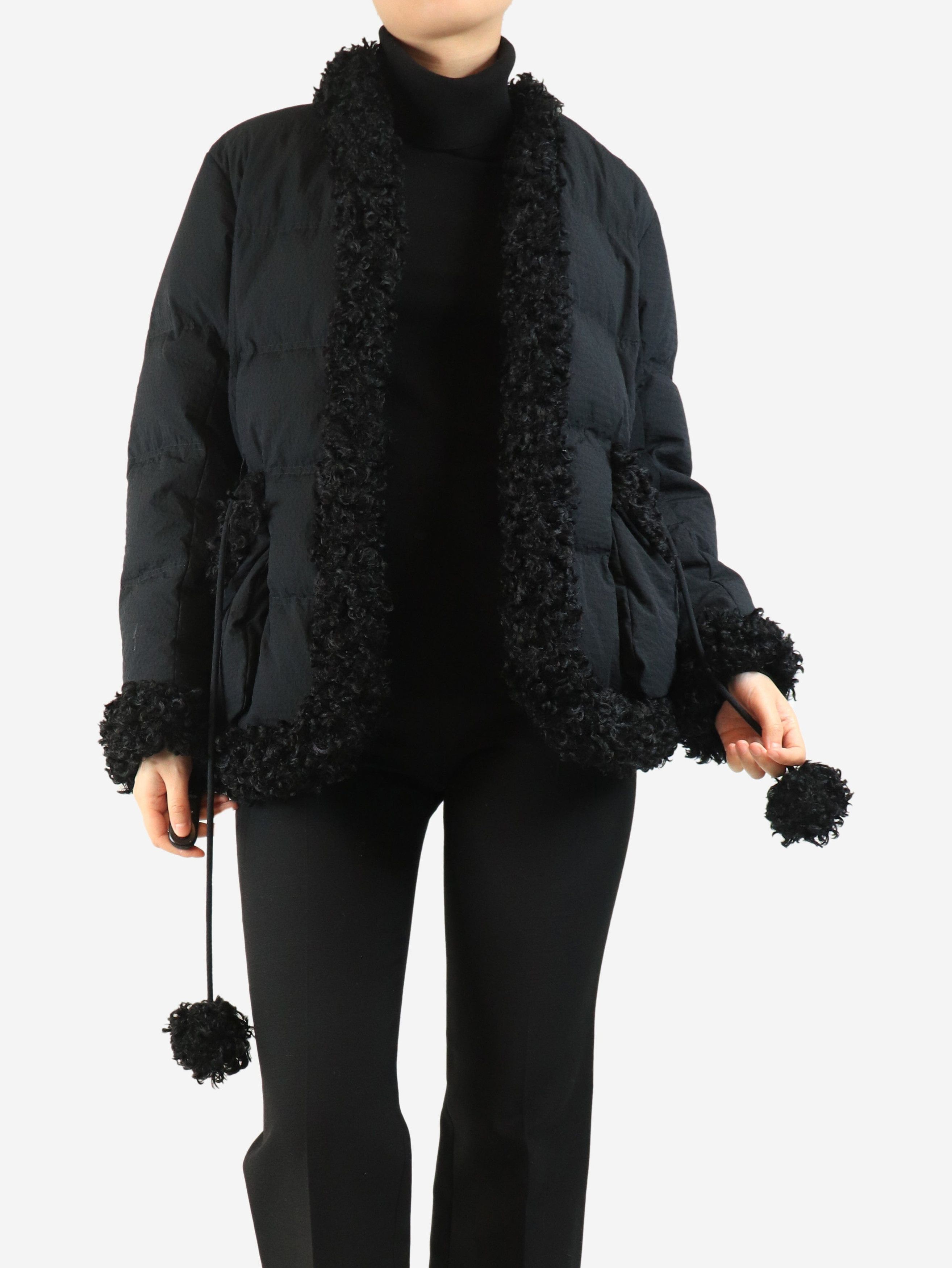 Other Black shearling detail down jacket - S Size S / US 4 / IT 40 - 3 Thumbnail