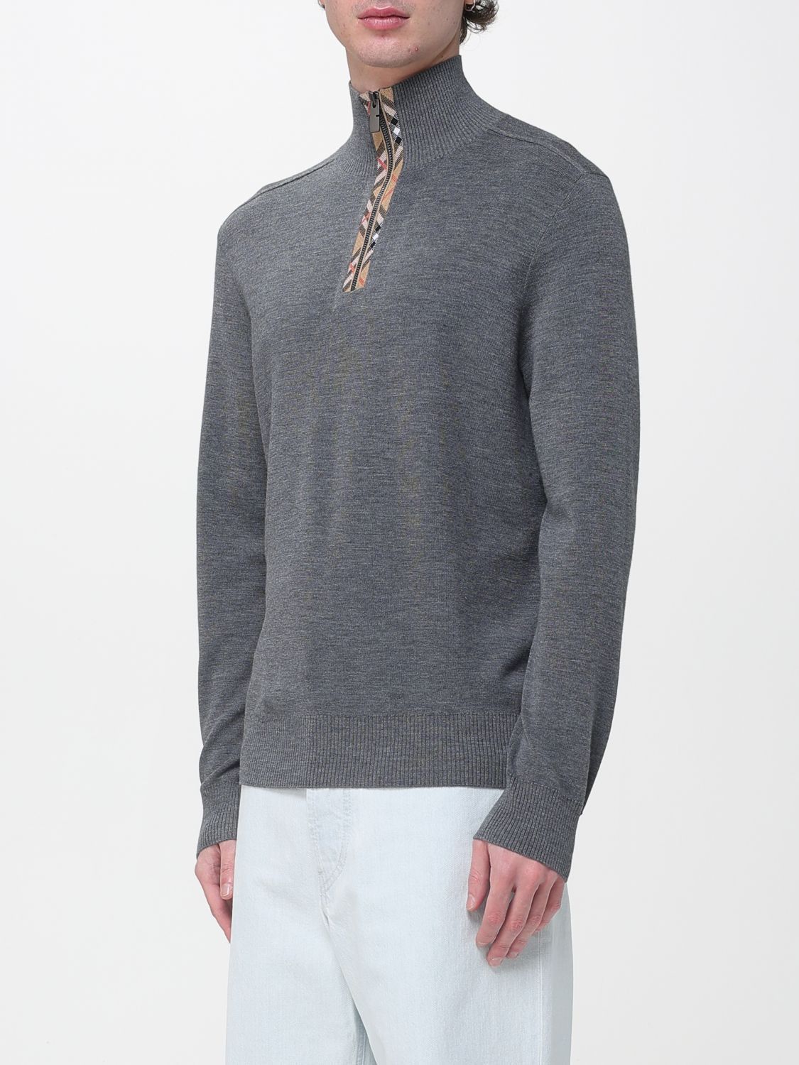 Burberry Burberry Sweater Men Grey Size US L / EU 52-54 / 3 - 4 Thumbnail