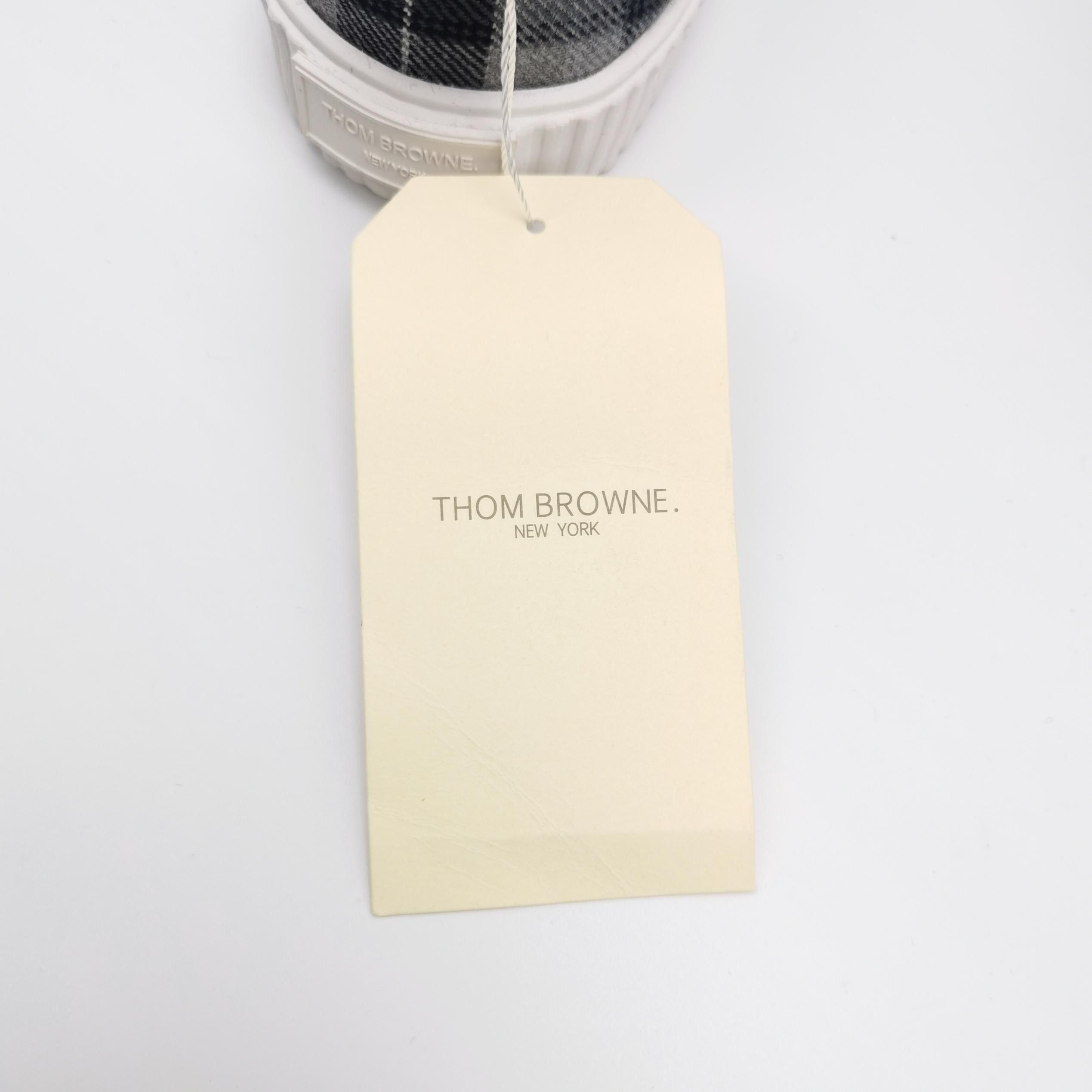 Thom Browne Thom Browne Plaid Canvas Low-Top Sneakers EU 43 Size US 10 / EU 43 - 6 Thumbnail