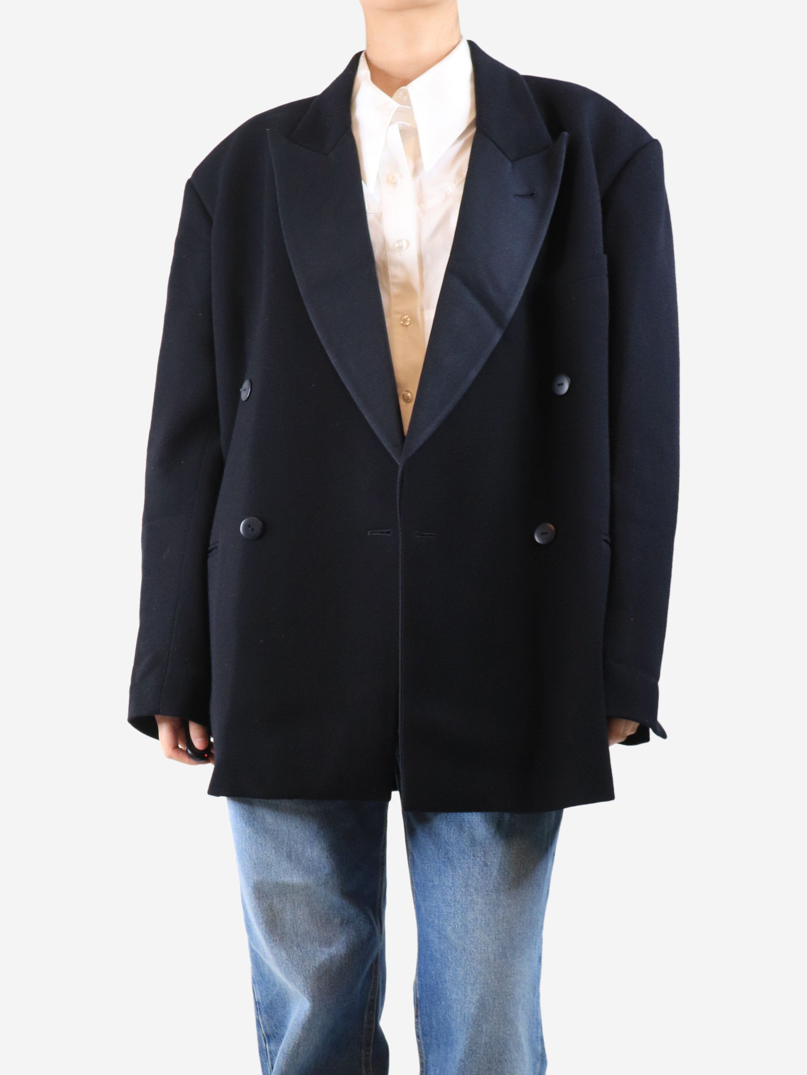 Other Black double-breasted wool jacket - UK 10 Size M / US 6-8 / IT 42-44 - 3 Thumbnail