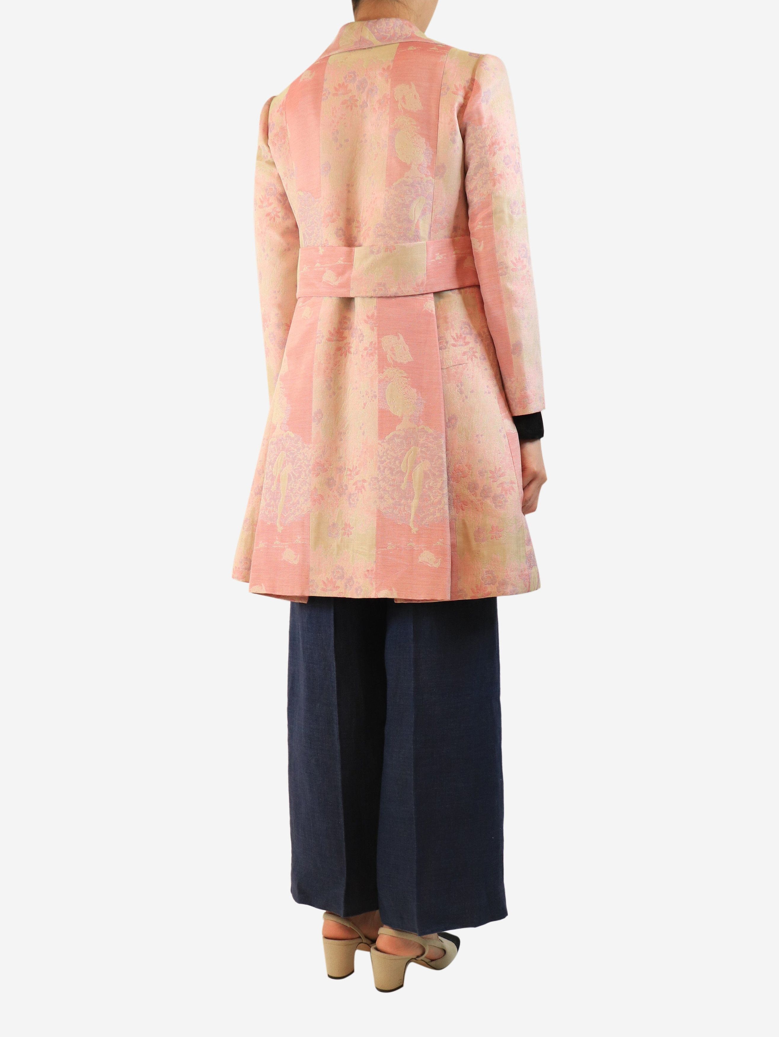 Other Pink double-breasted jacquard jacket - UK 8 Size S / US 4 / IT 40 - 2 Thumbnail
