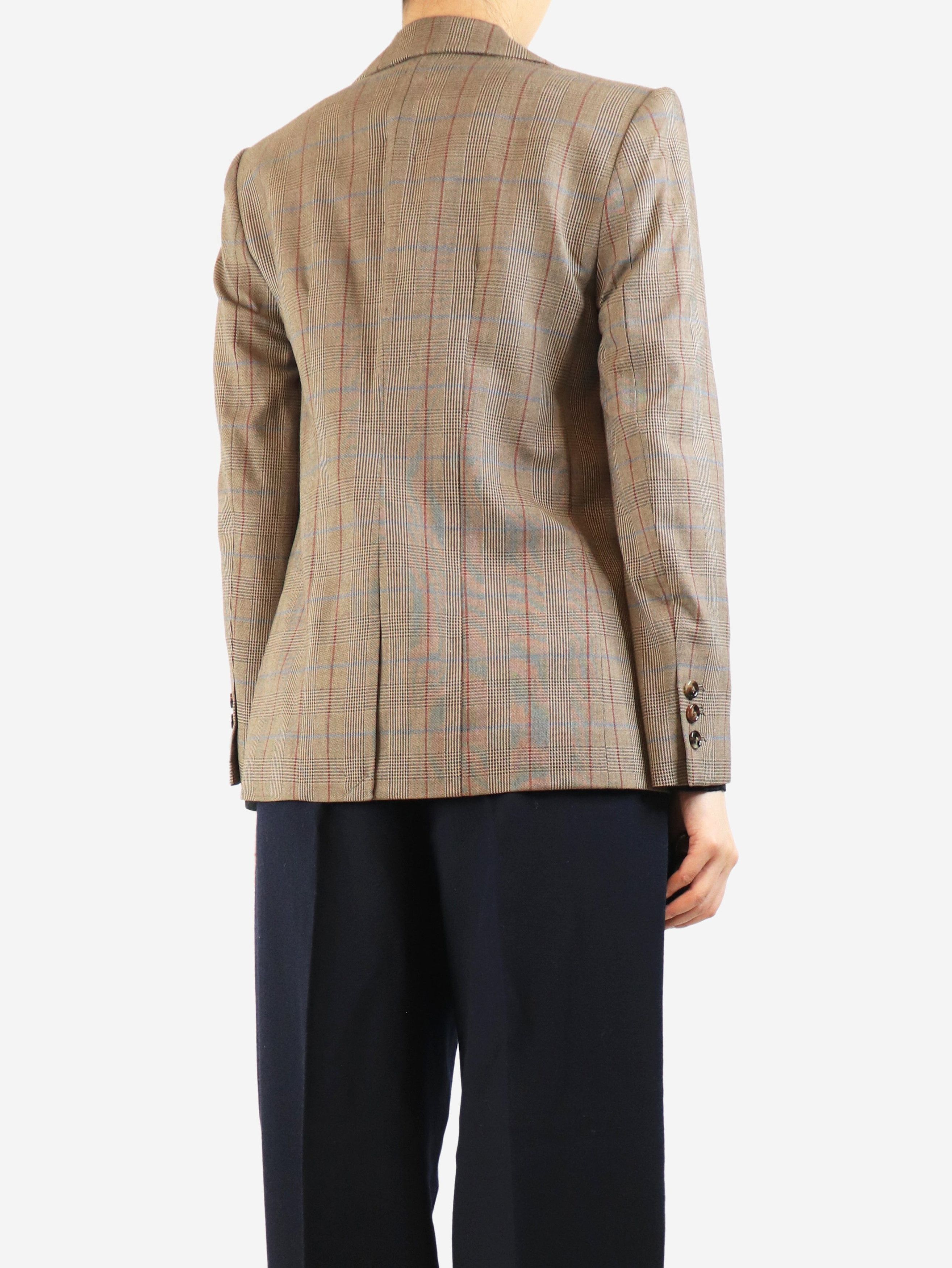 Frame Brown check blazer - S Size S / US 4 / IT 40 - 2 Thumbnail