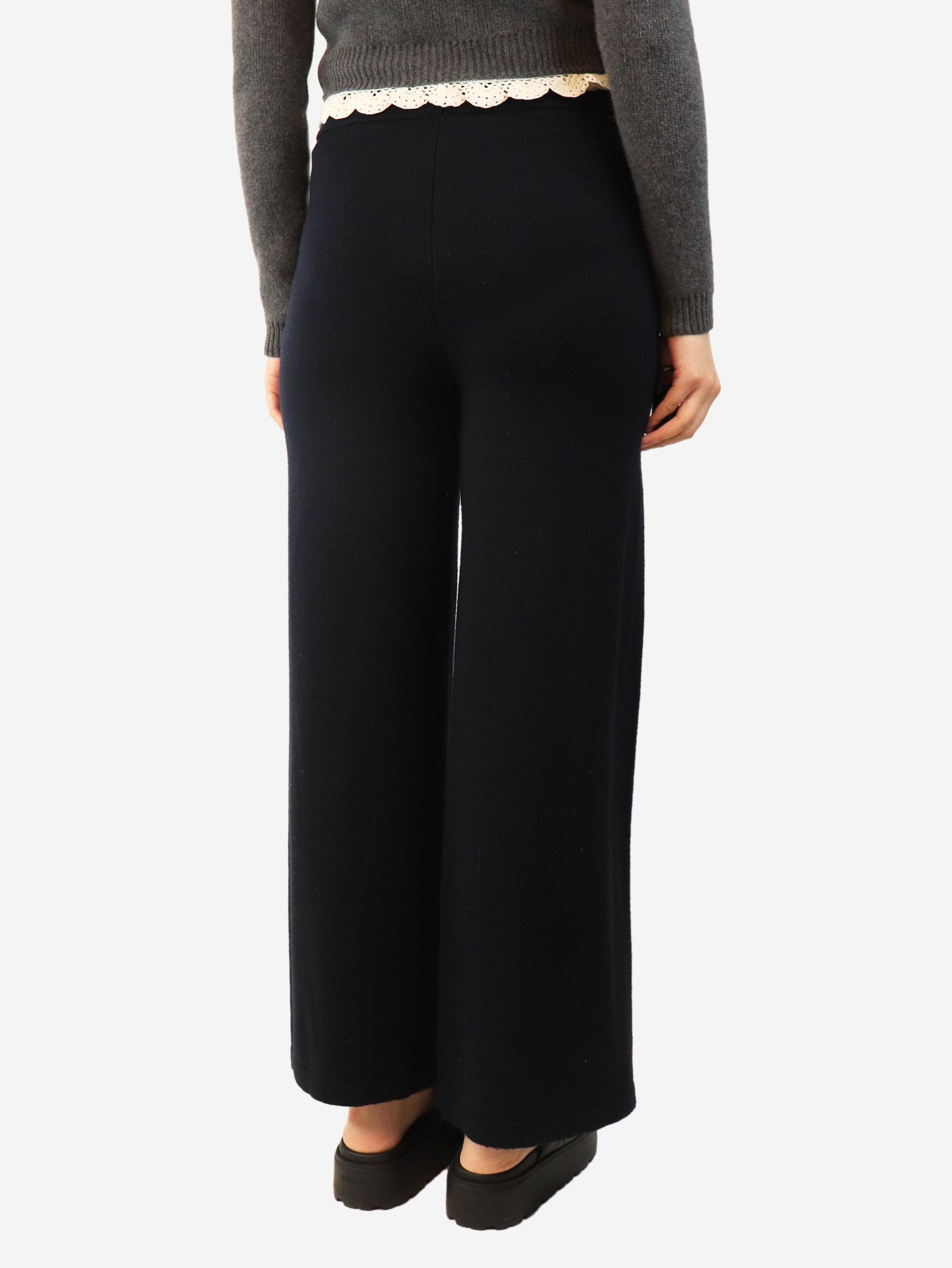 Max Mara Navy wool trousers - M Size 30" / US 8 / IT 44 - 4 Thumbnail