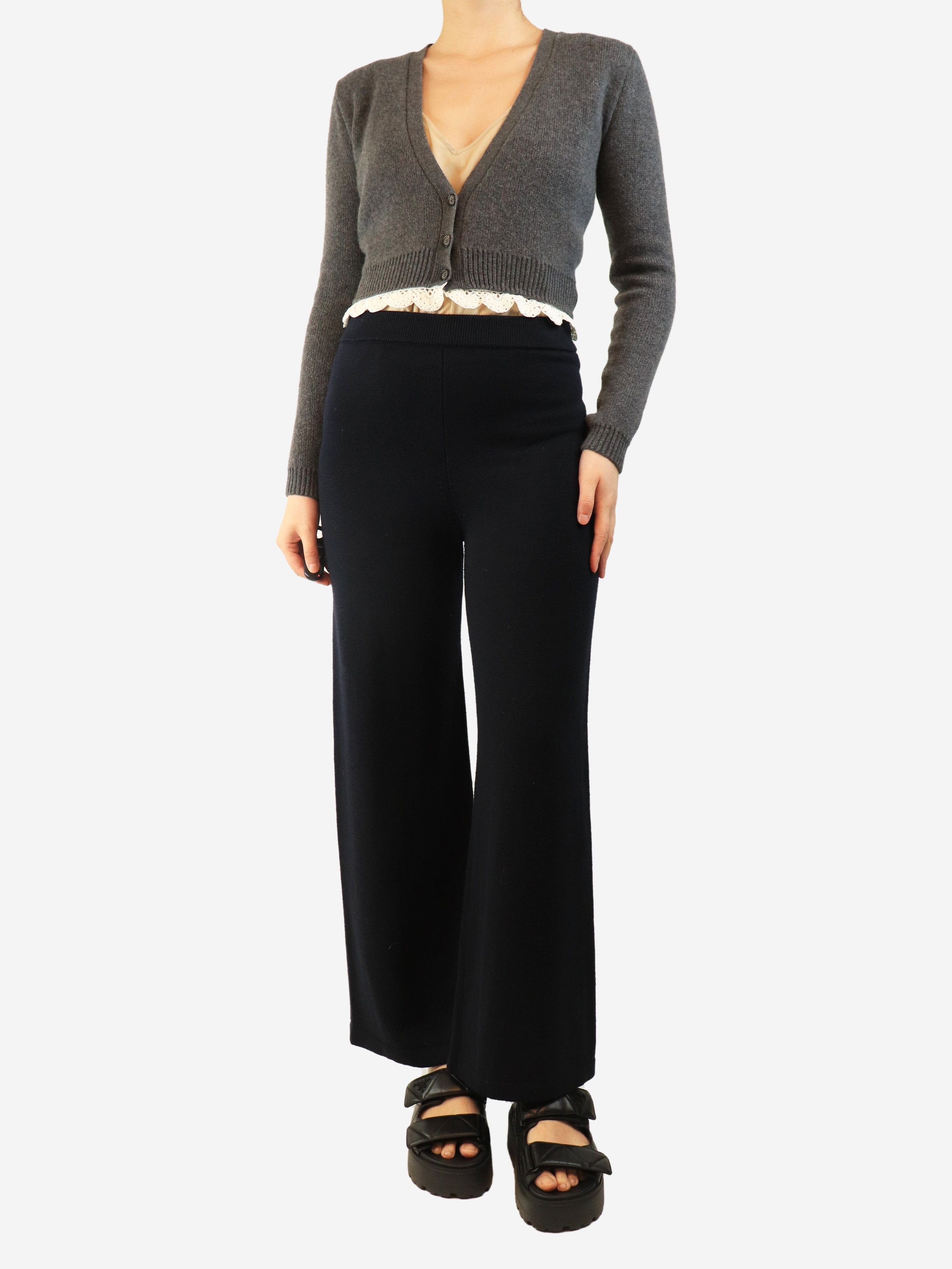 Max Mara Navy wool trousers - M Size 30" / US 8 / IT 44 - 3 Thumbnail