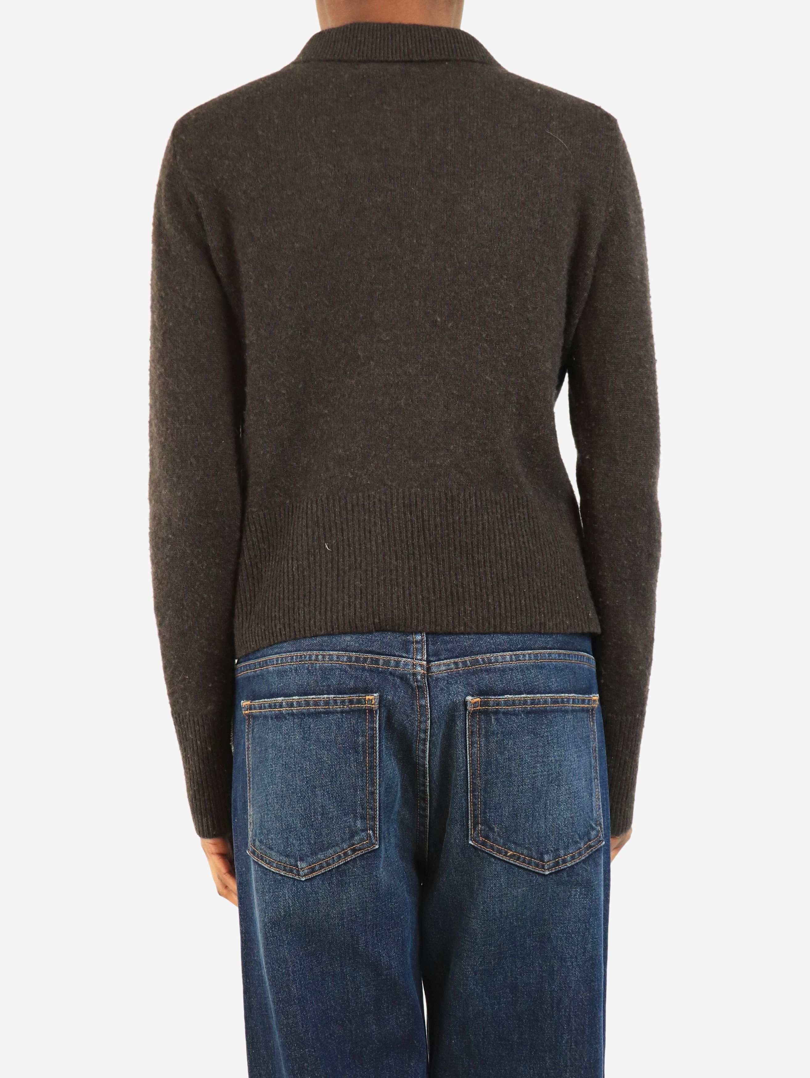 Other Brown cashmere cardigan - XS Size XS / US 0-2 / IT 36-38 - 3 Thumbnail
