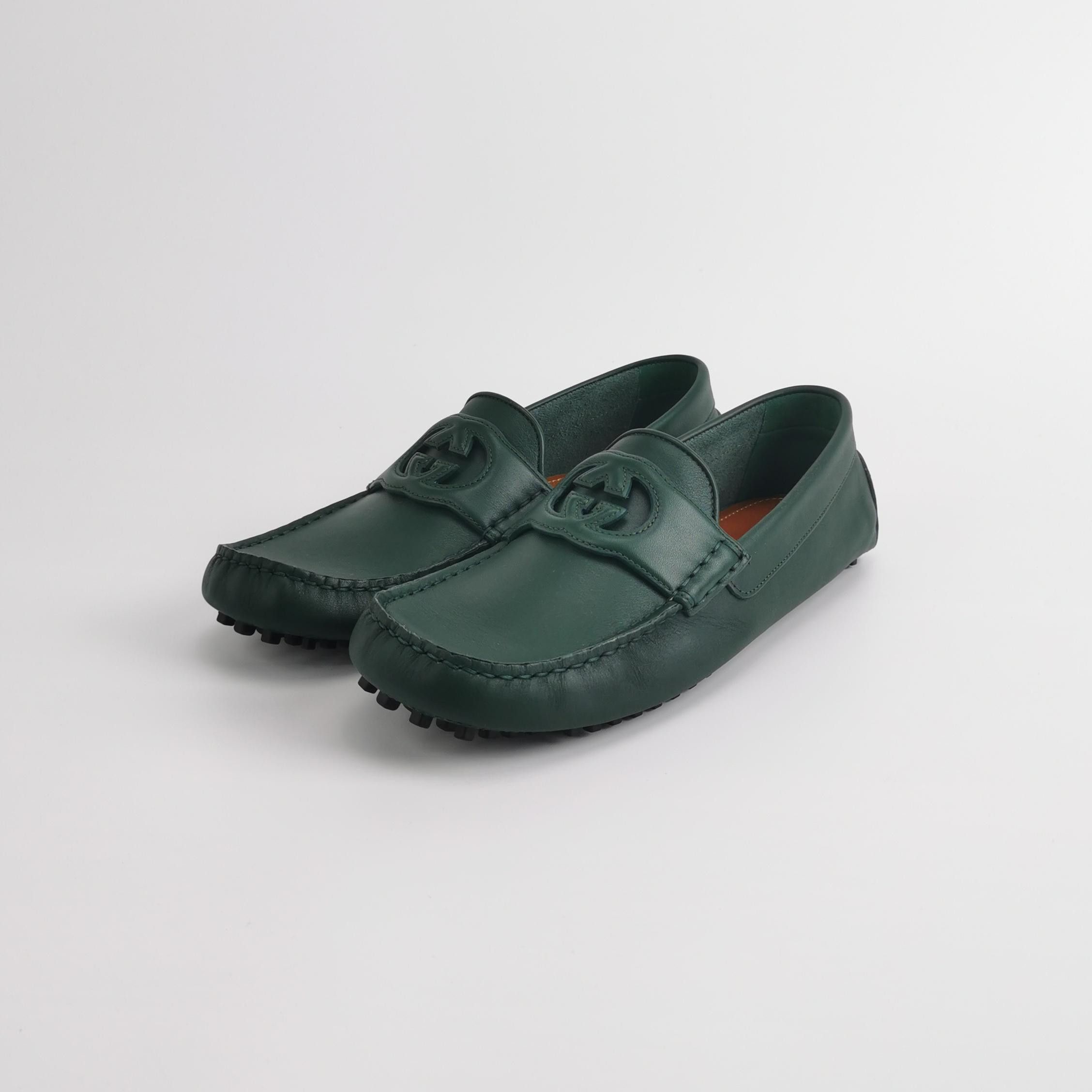 Gucci Gucci Interlocking G Leather Driving Shoes Size 7.5 Size US 8 / EU 41 - 2 Thumbnail