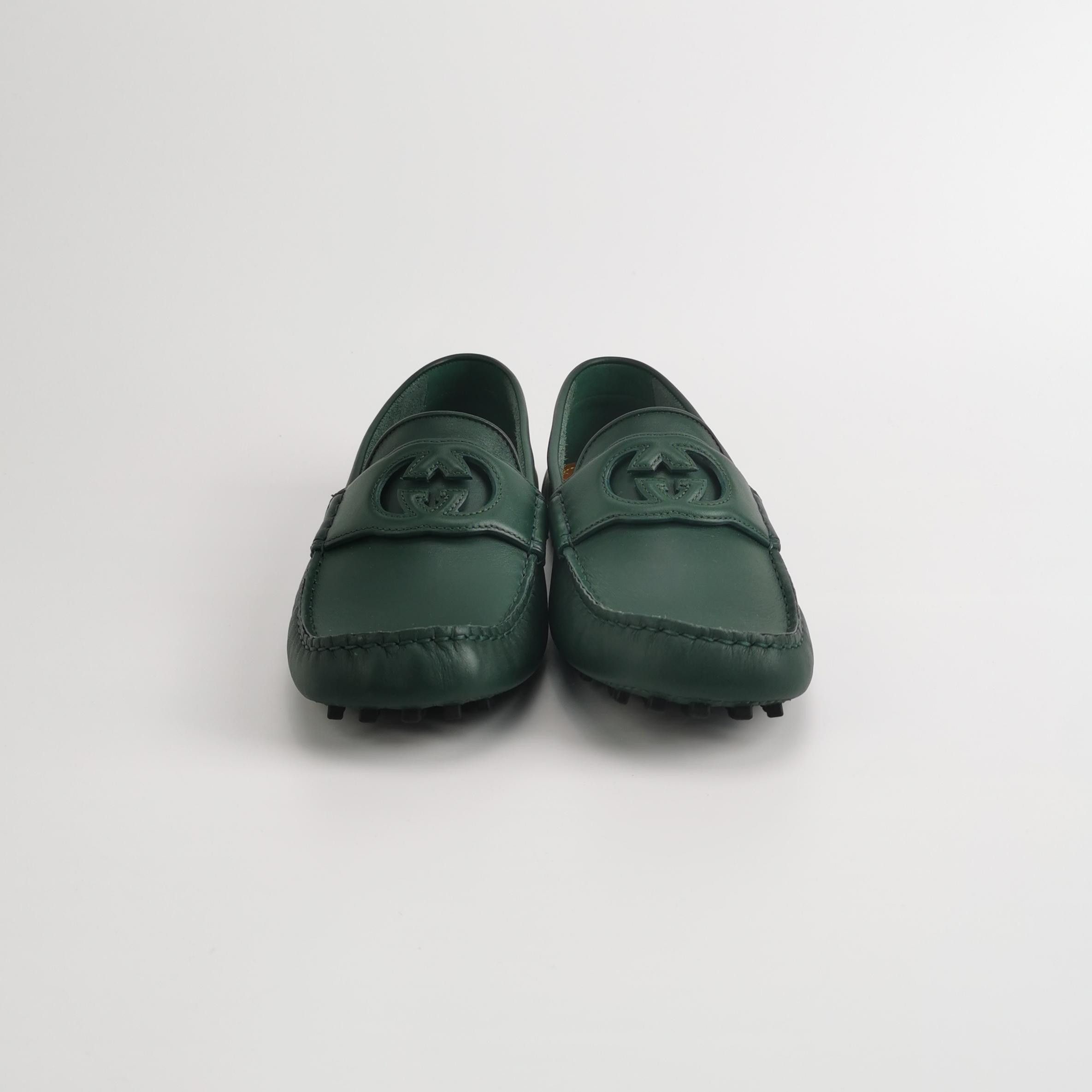 Gucci Gucci Interlocking G Leather Driving Shoes Size 7.5 Size US 8 / EU 41 - 3 Thumbnail
